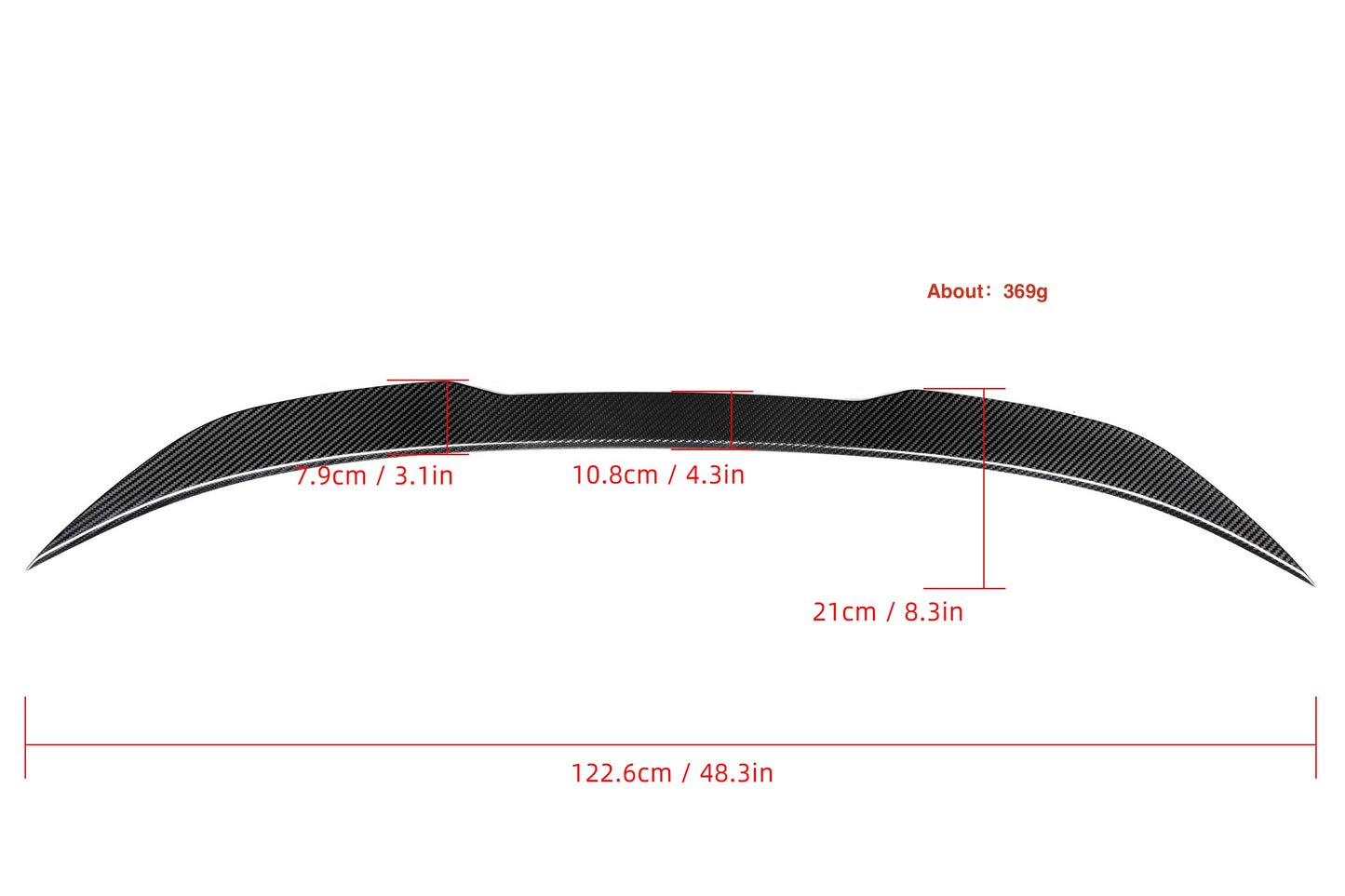 MAX CARBON Performance Heckspoiler Spoiler für BMW M3 F80 3er F30