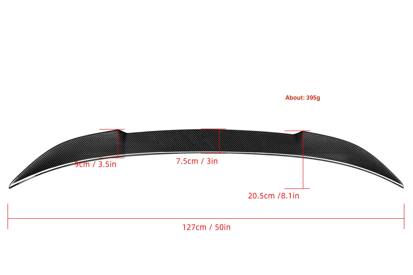 MAX CARBON Performance Heckspoiler Spoiler für BMW M3 F80 3er F30