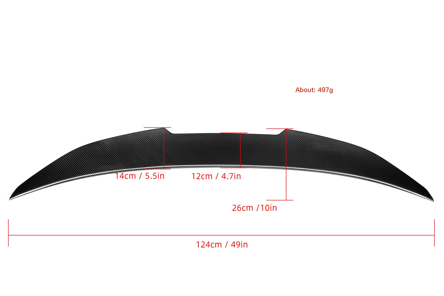 MAX CARBON Performance Heckspoiler Spoiler für BMW M3 F80 3er F30