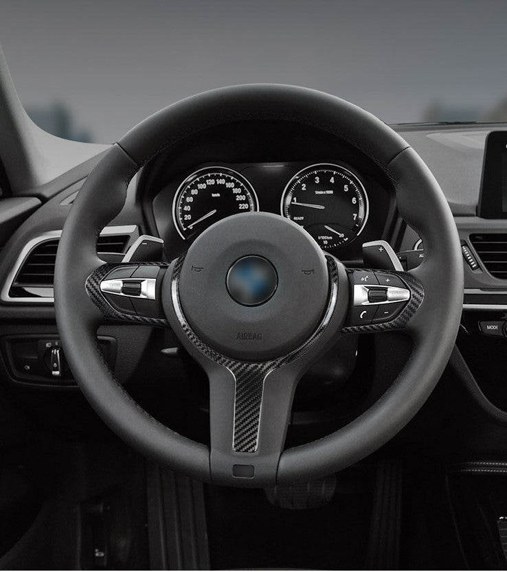 MAX CARBON Performance Sport Blenden Lenkrad für BMW F20 F21 F22 F23 F30 F31 F32 F33 F34 F36 F15 F16 F25 F26 M135i M140i M235i M240i