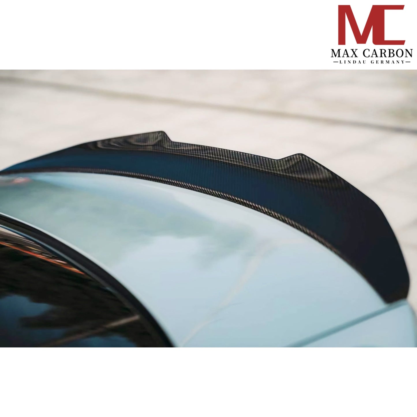 MAX CARBON Dry Carbon Sport Heckspoiler Große Lippe passend für BMW 3er G20 M3 G80