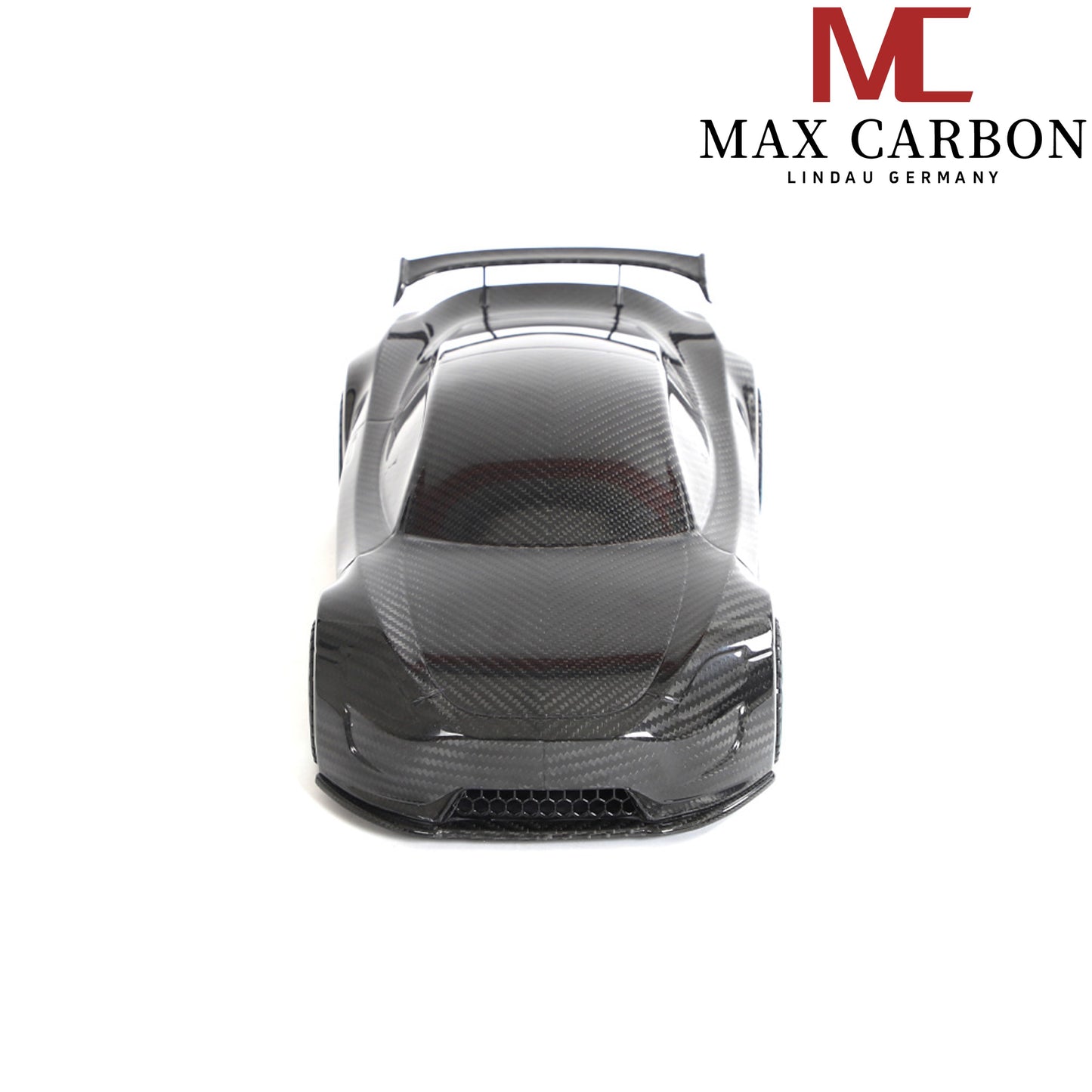 MAX CARBON Lifestyle Véritable carbone Forgé Carbone Hybride Modèle de voiture en carbone sec Préimprégné 1:18 Modèle de voiture de sport