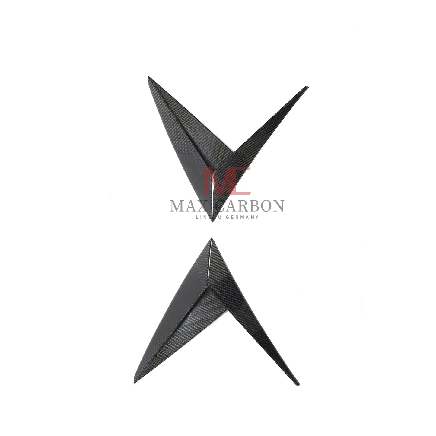 MC MAX CARBON Performance couvercle de garniture d'aération latérale de garde-boue avant pour Lamborghini Urus 2018 à 2021
