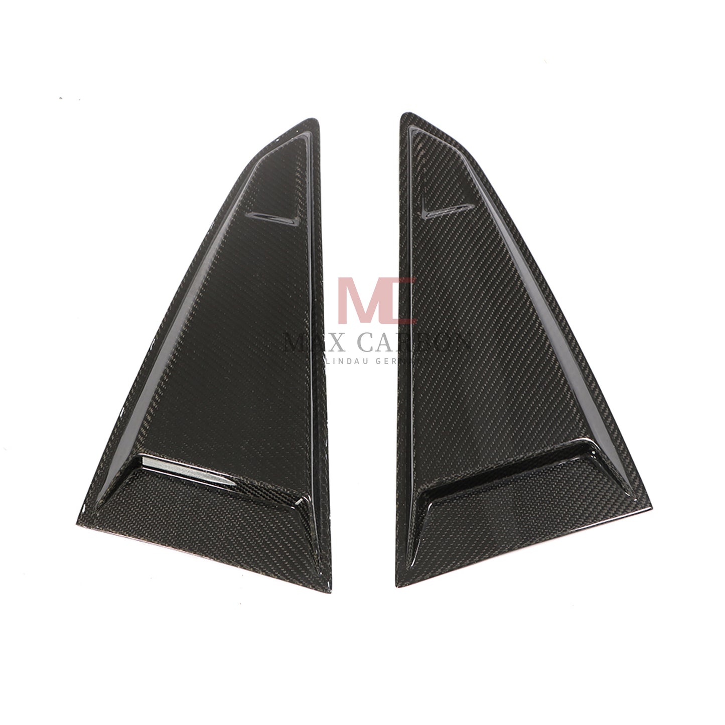 MC MAX CARBON DRY CARBON Seitenfenster Lufteinlässe passend für Audi TT TTS TTRS Coupe 2015-2018