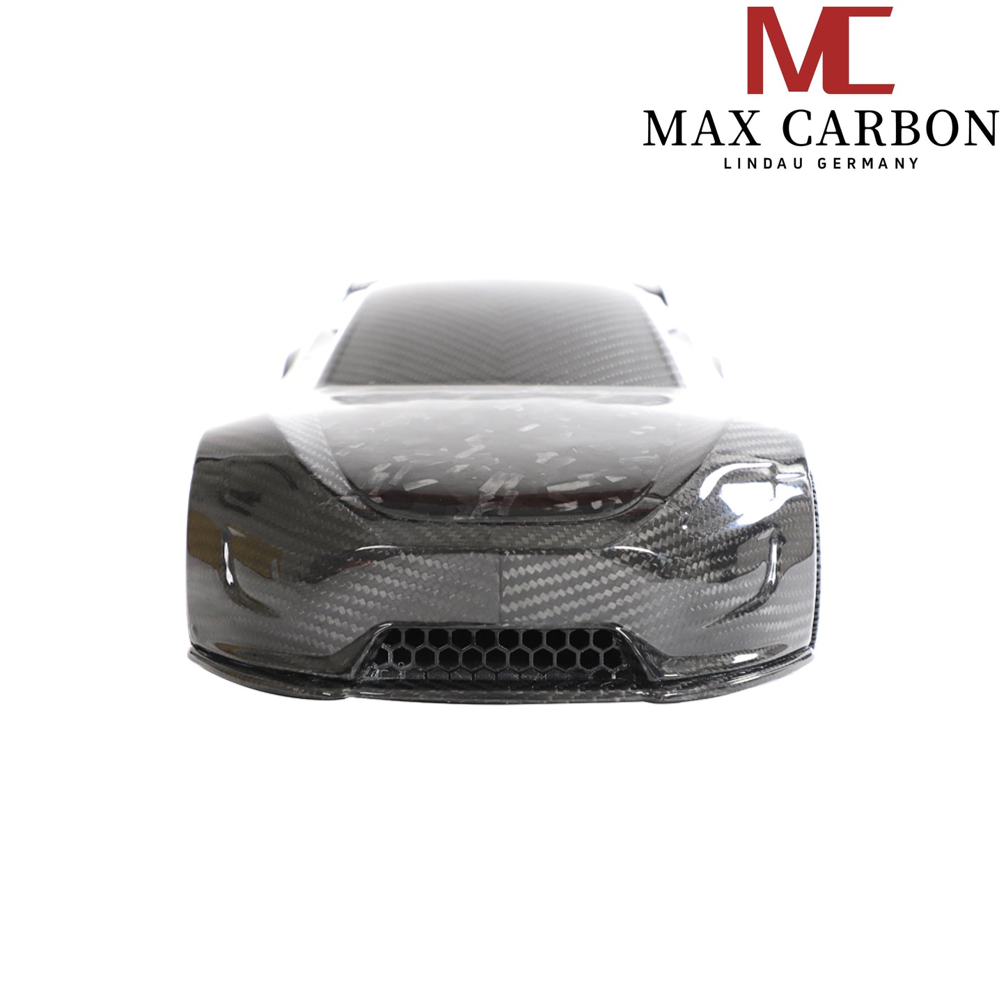 MAX CARBON Lifestyle Véritable carbone Forgé Carbone Hybride Modèle de voiture en carbone sec Préimprégné 1:18 Modèle de voiture de sport