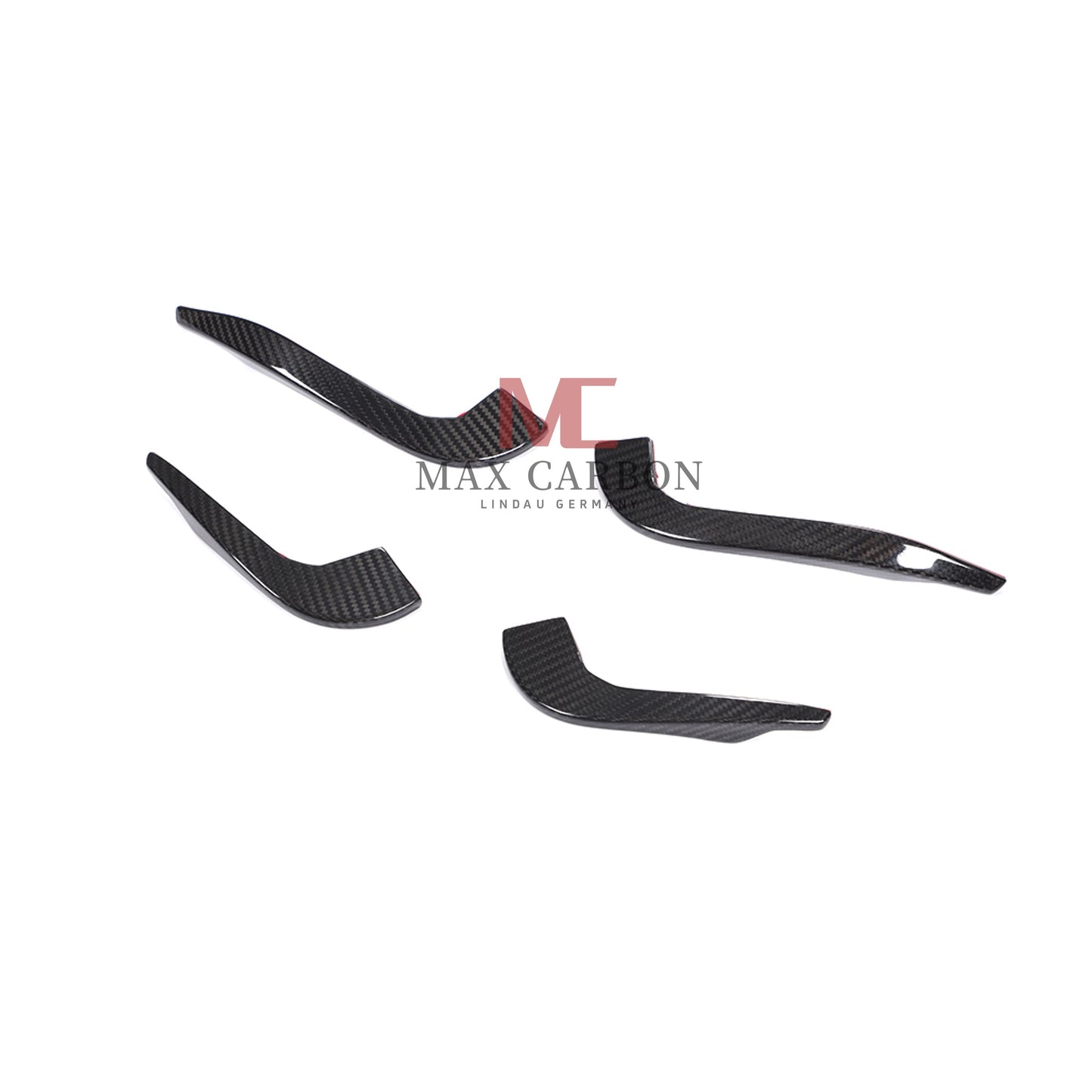 MC Performance Dry Carbon AERO FLICKER Flaps Fixation canards avant pour AUDI RS3 8V