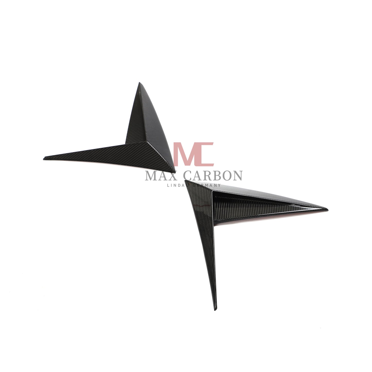 MC MAX CARBON Performance couvercle de garniture d'aération latérale de garde-boue avant pour Lamborghini Urus 2018 à 2021