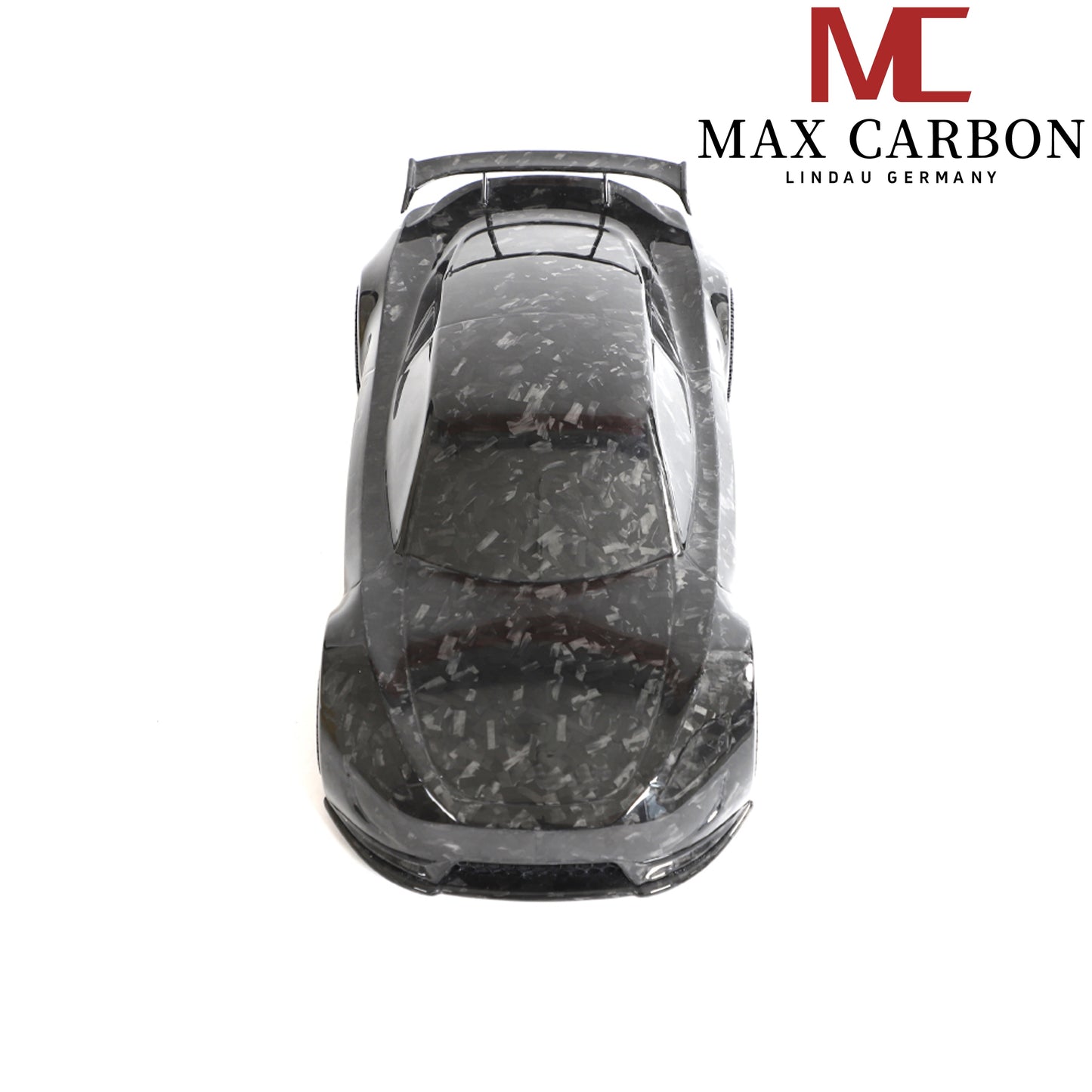 MAX CARBON Lifestyle Véritable carbone Forgé Carbone Hybride Modèle de voiture en carbone sec Préimprégné 1:18 Modèle de voiture de sport