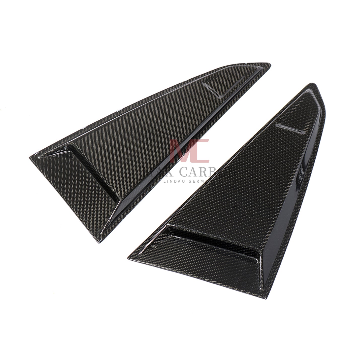 MC MAX CARBON DRY CARBON Seitenfenster Lufteinlässe passend für Audi TT TTS TTRS Coupe 2015-2018