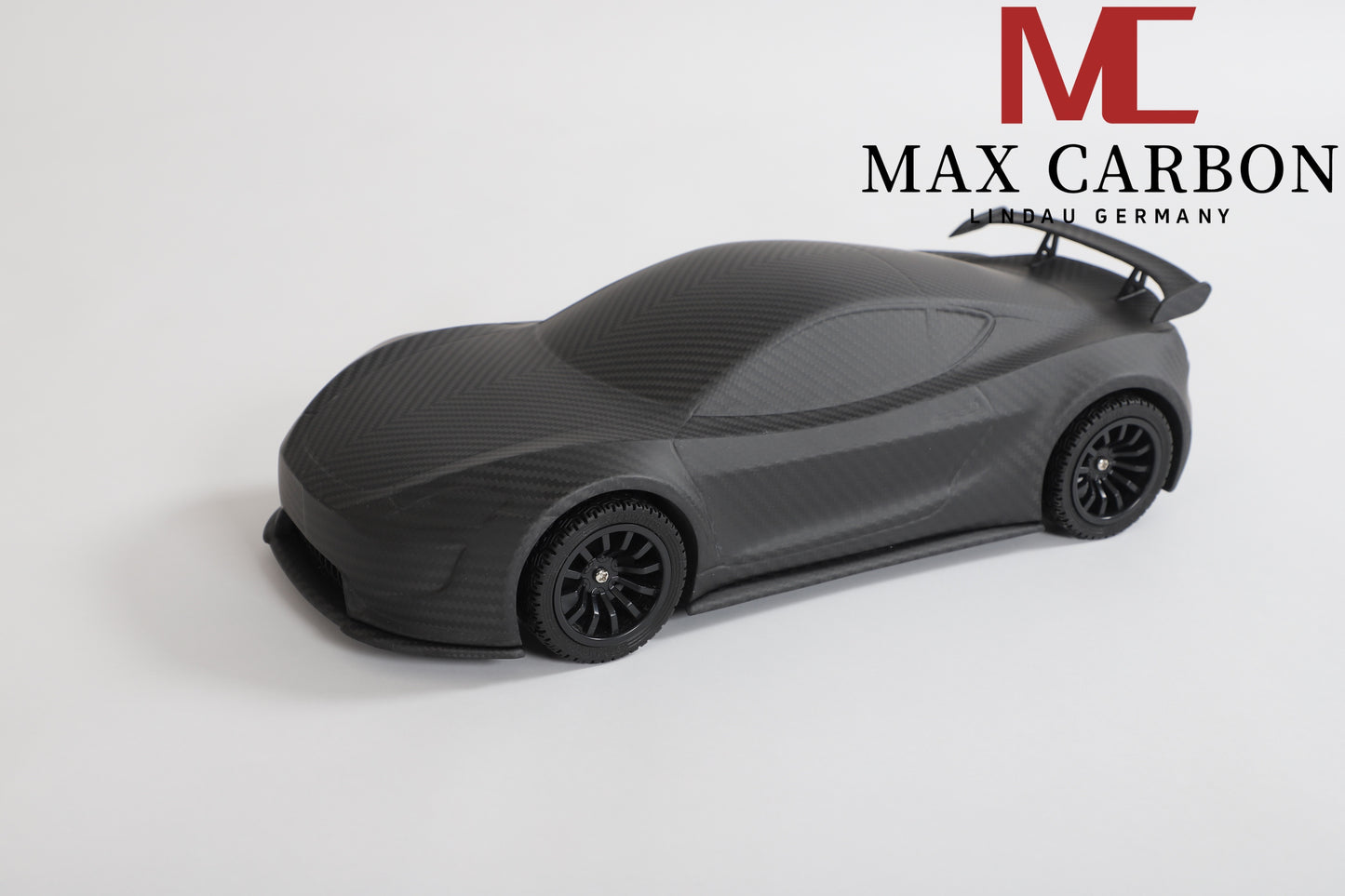 MAX CARBON Lifestyle Véritable carbone Forgé Carbone Hybride Modèle de voiture en carbone sec Préimprégné 1:18 Modèle de voiture de sport