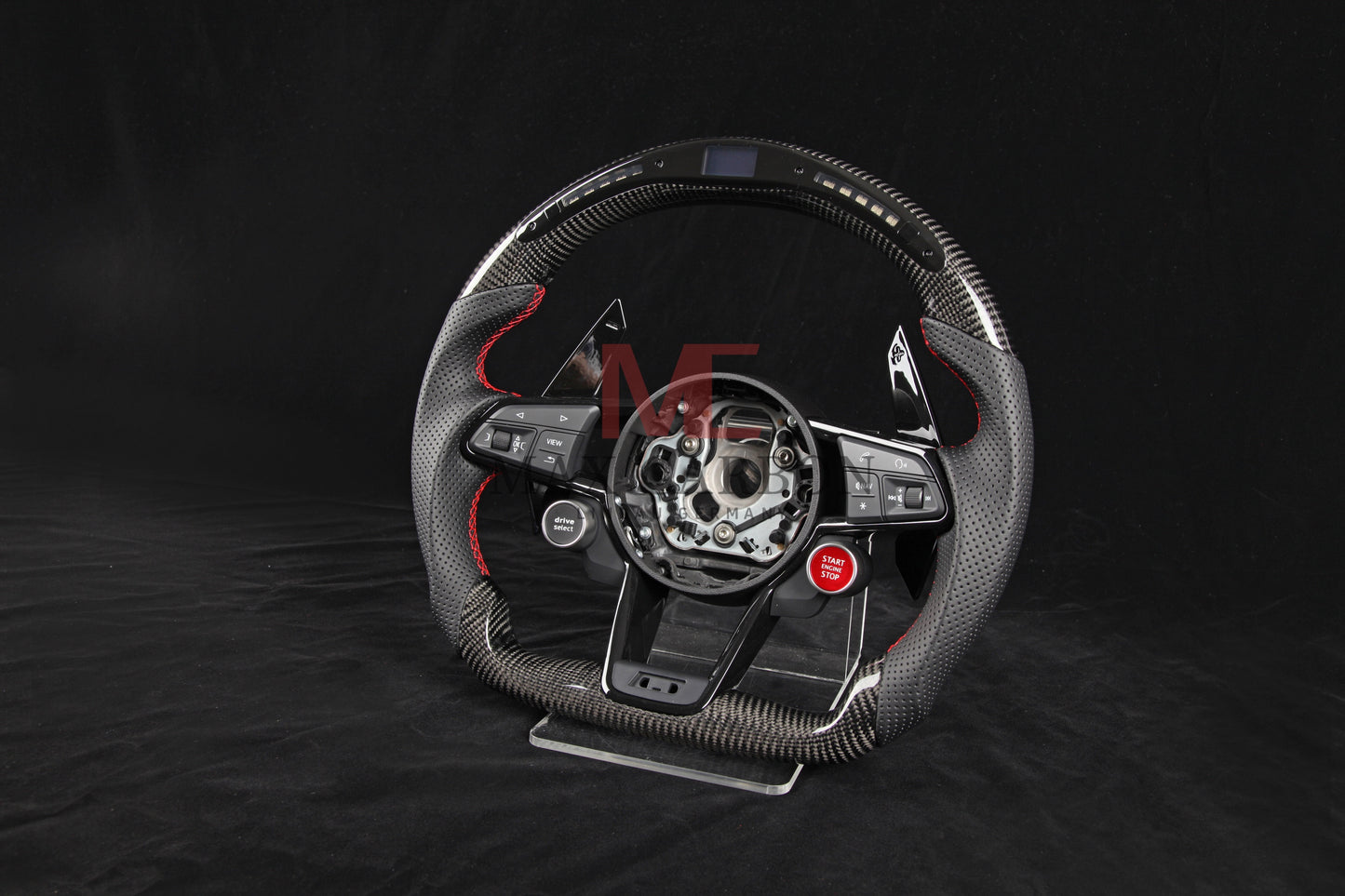 Volant Intelligent MC MAX CARBON Performance Carbone Sec LED Sport pour Audi R8 4S