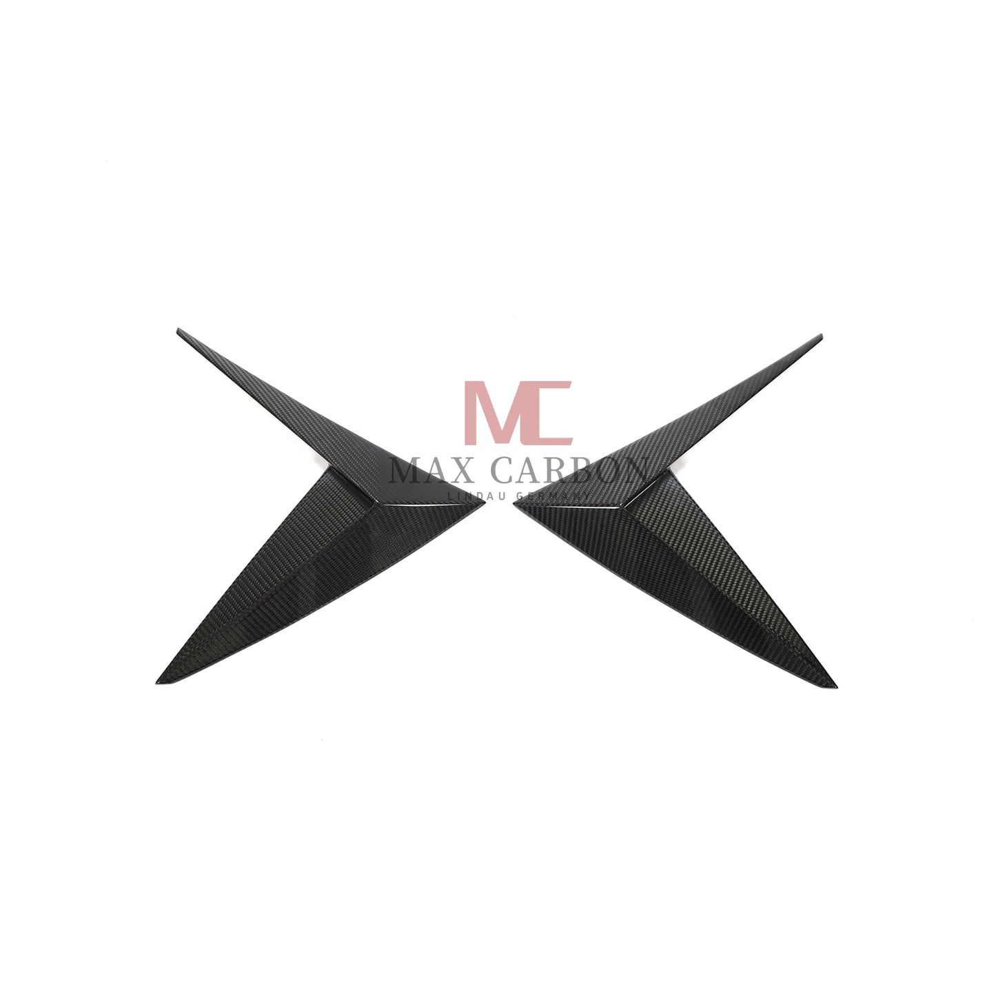 MC MAX CARBON Performance couvercle de garniture d'aération latérale de garde-boue avant pour Lamborghini Urus 2018 à 2021
