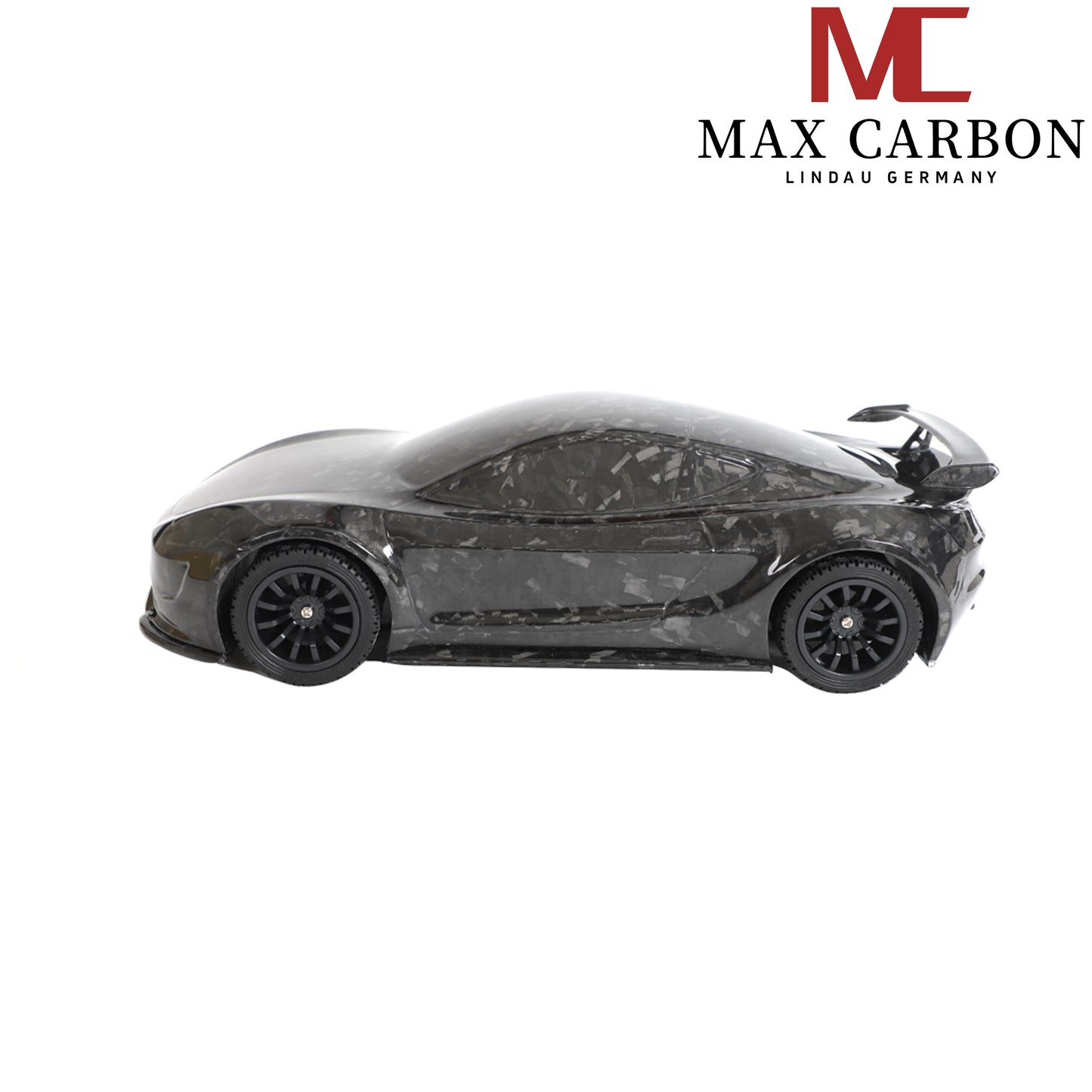 MAX CARBON Lifestyle Véritable carbone Forgé Carbone Hybride Modèle de voiture en carbone sec Préimprégné 1:18 Modèle de voiture de sport