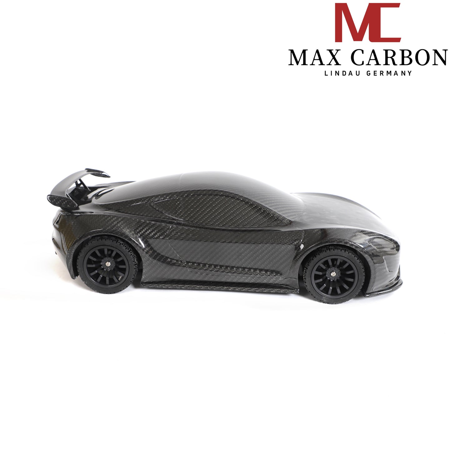 MAX CARBON Lifestyle Véritable carbone Forgé Carbone Hybride Modèle de voiture en carbone sec Préimprégné 1:18 Modèle de voiture de sport