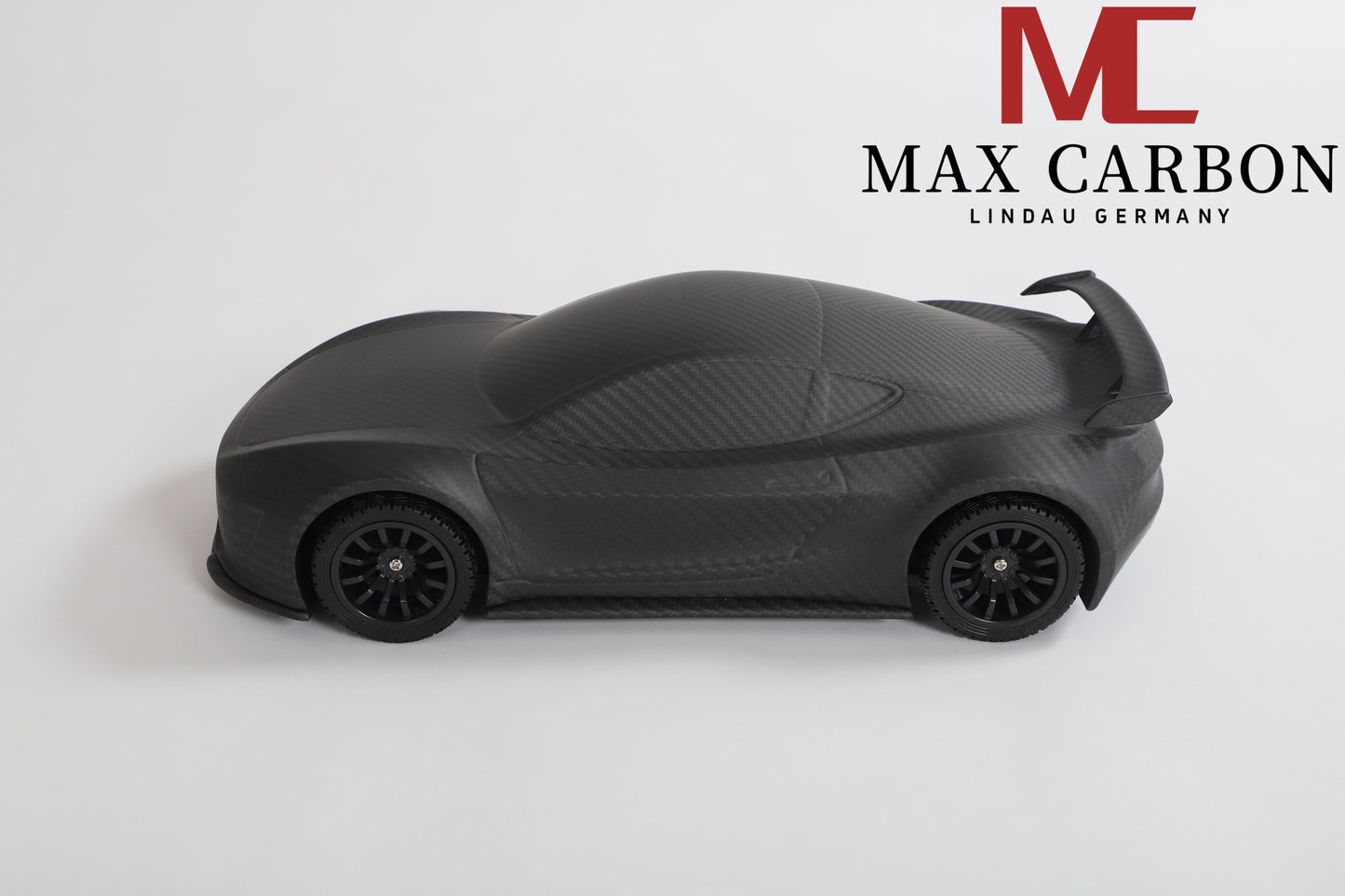 MAX CARBON Lifestyle Véritable carbone Forgé Carbone Hybride Modèle de voiture en carbone sec Préimprégné 1:18 Modèle de voiture de sport