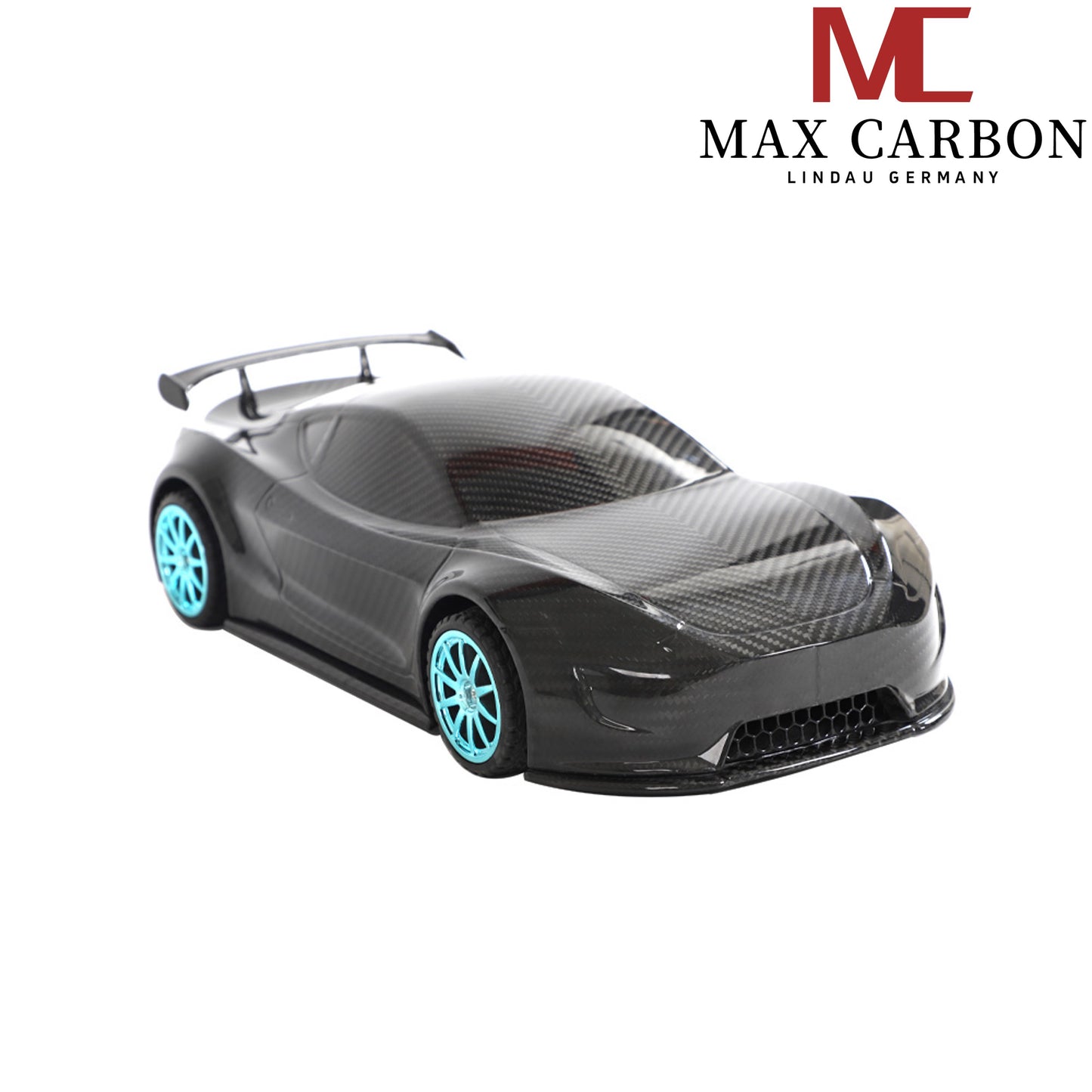 MAX CARBON Lifestyle Véritable carbone Forgé Carbone Hybride Modèle de voiture en carbone sec Préimprégné 1:18 Modèle de voiture de sport