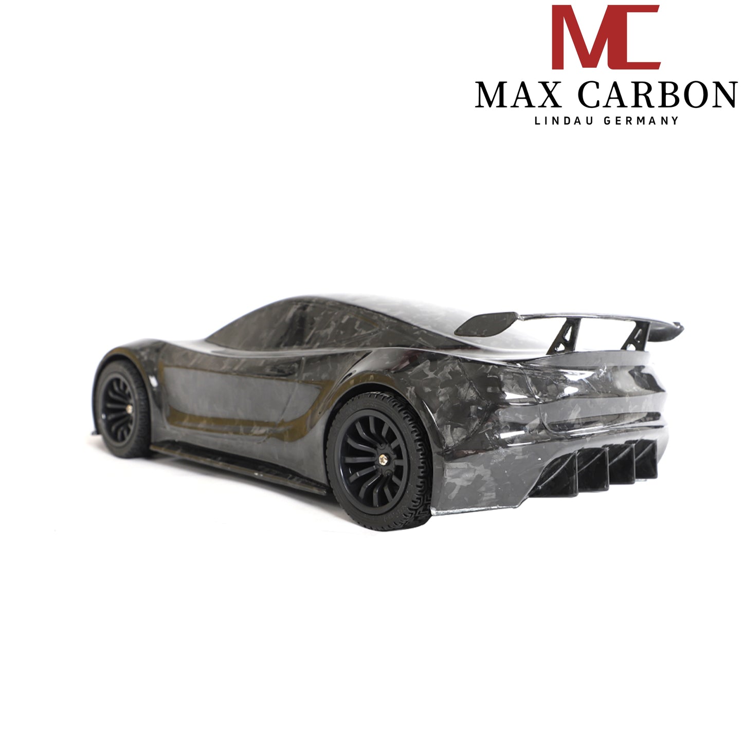 MAX CARBON Lifestyle Véritable carbone Forgé Carbone Hybride Modèle de voiture en carbone sec Préimprégné 1:18 Modèle de voiture de sport