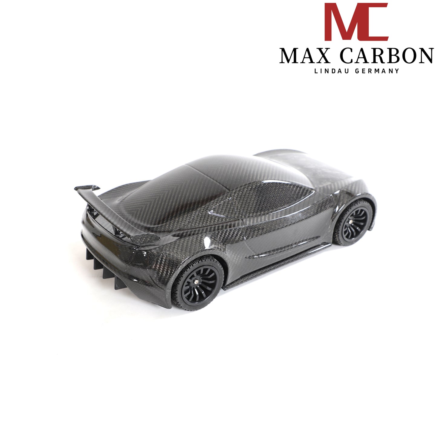 MAX CARBON Lifestyle Véritable carbone Forgé Carbone Hybride Modèle de voiture en carbone sec Préimprégné 1:18 Modèle de voiture de sport