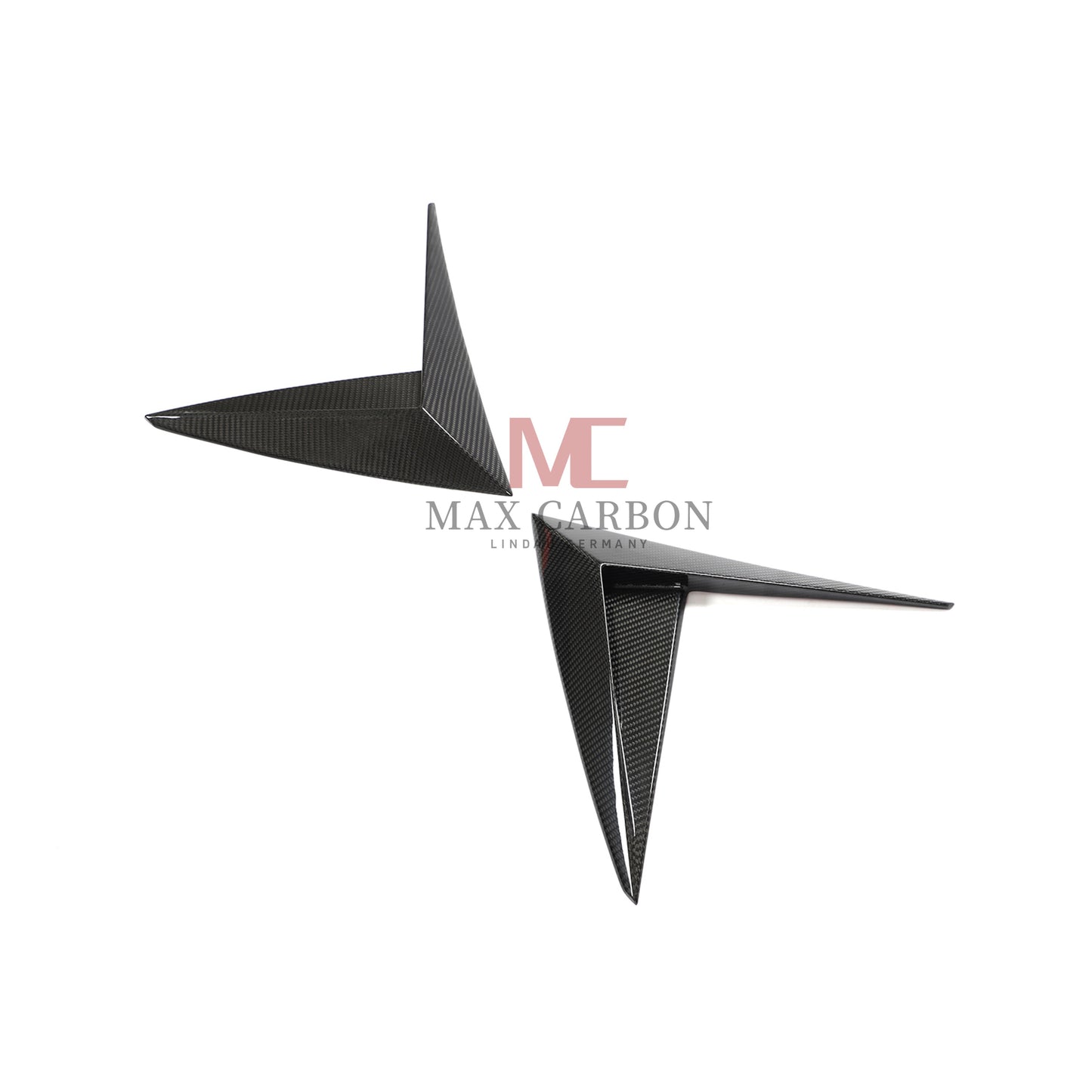 MC MAX CARBON Performance couvercle de garniture d'aération latérale de garde-boue avant pour Lamborghini Urus 2018 à 2021