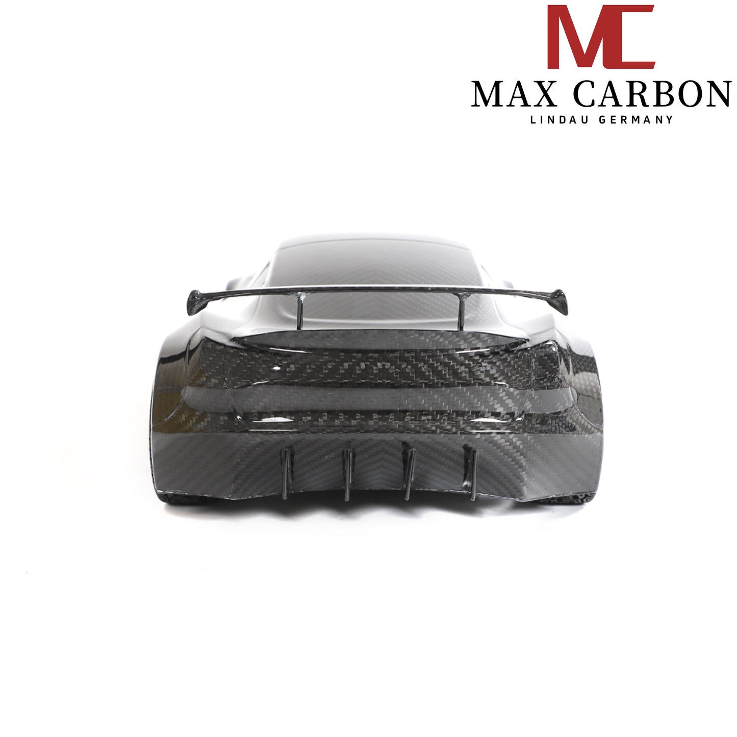 MAX CARBON Lifestyle Véritable carbone Forgé Carbone Hybride Modèle de voiture en carbone sec Préimprégné 1:18 Modèle de voiture de sport