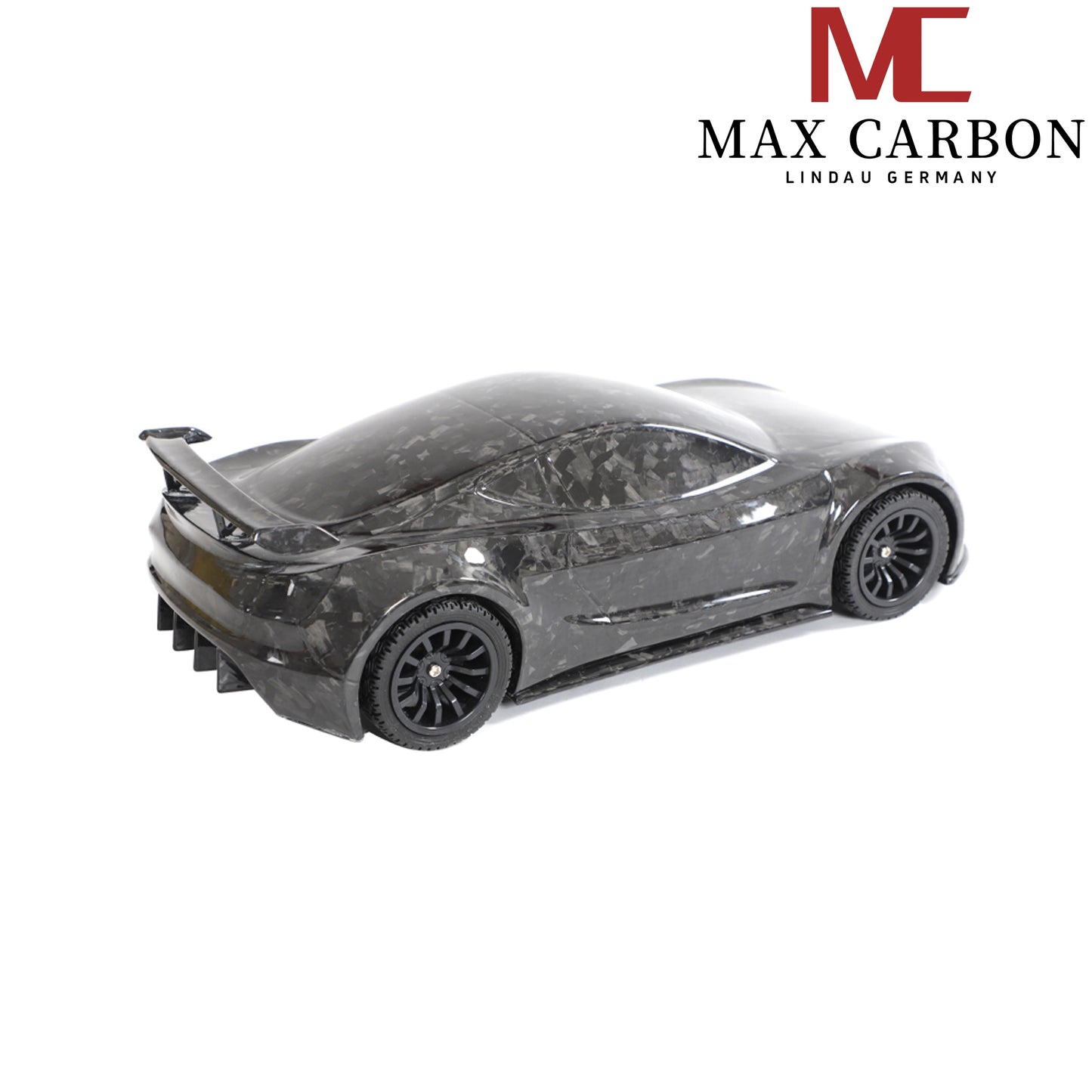 MAX CARBON Lifestyle Véritable carbone Forgé Carbone Hybride Modèle de voiture en carbone sec Préimprégné 1:18 Modèle de voiture de sport