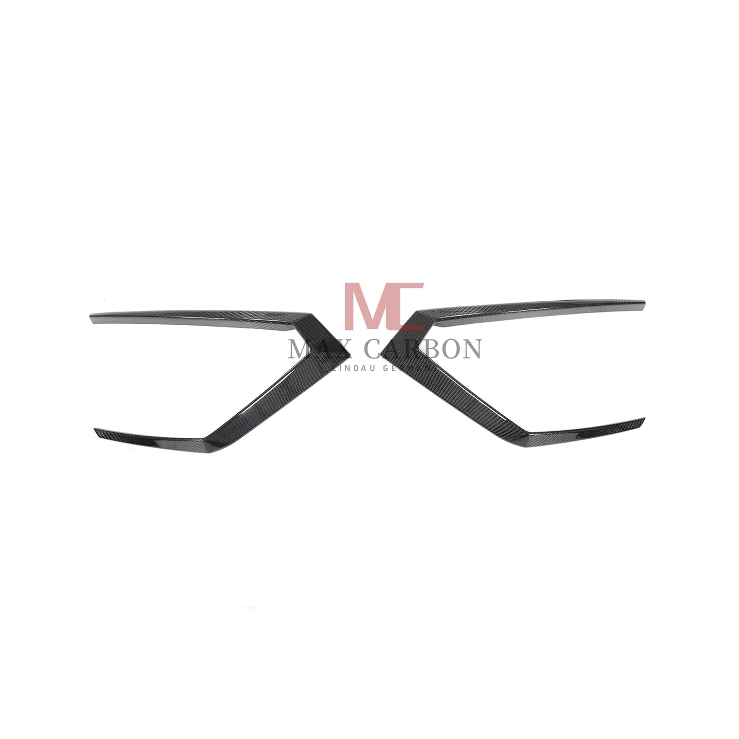 Bandes d'aération de pare-chocs arrière MC MAX CARBON Performance pour Lamborghini Urus Sport Utility 2018 à 2021