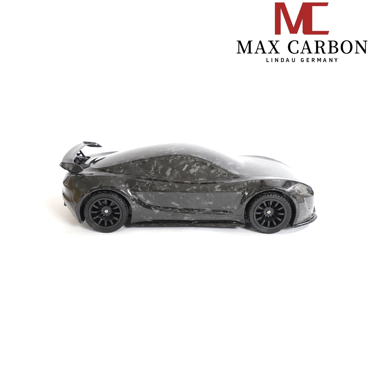 MAX CARBON Lifestyle Véritable carbone Forgé Carbone Hybride Modèle de voiture en carbone sec Préimprégné 1:18 Modèle de voiture de sport
