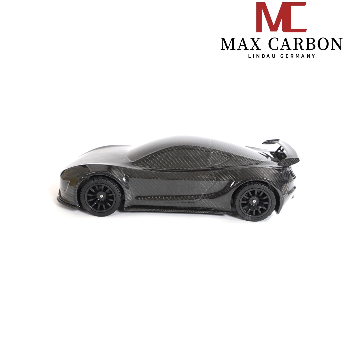 MAX CARBON Lifestyle Véritable carbone Forgé Carbone Hybride Modèle de voiture en carbone sec Préimprégné 1:18 Modèle de voiture de sport