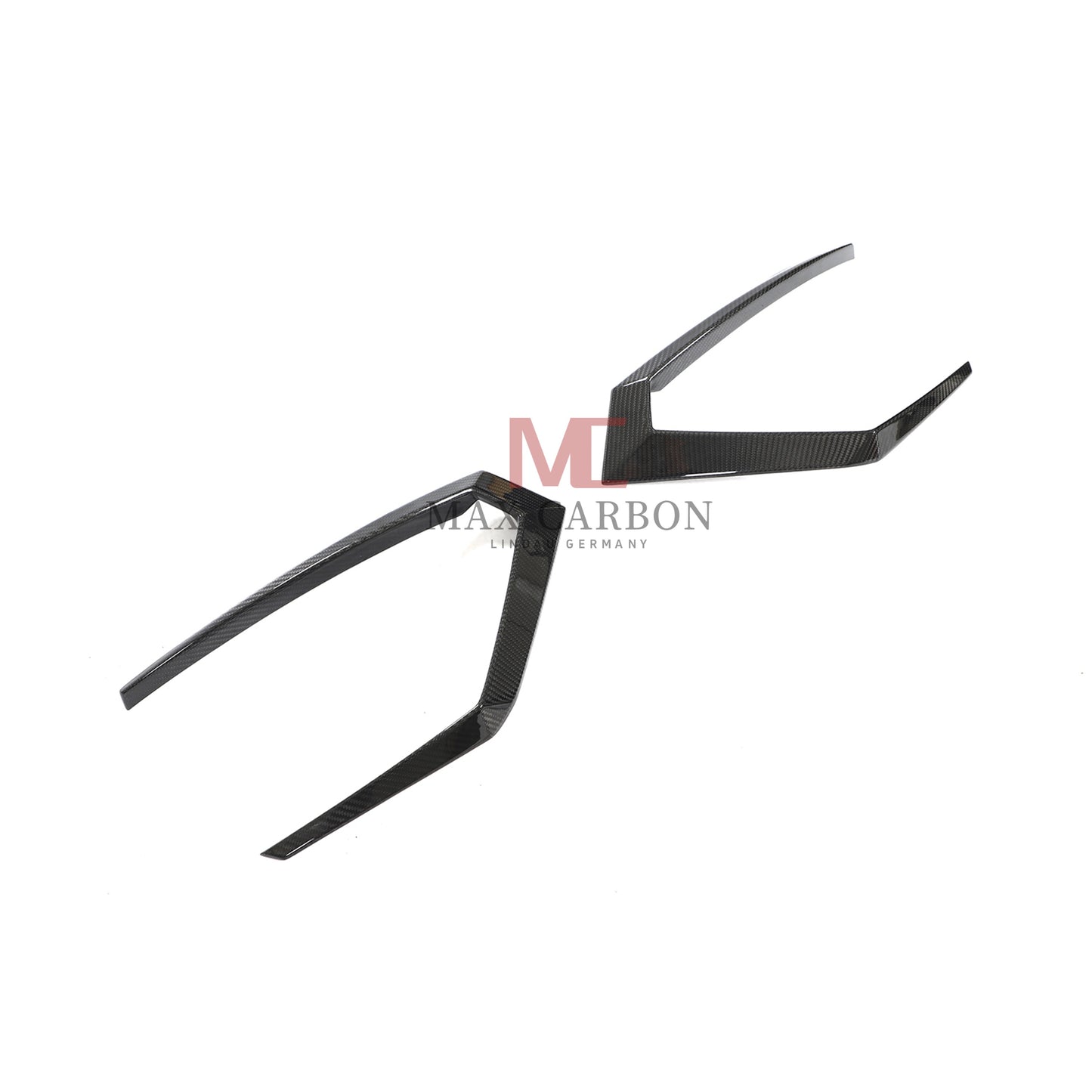 Bandes d'aération de pare-chocs arrière MC MAX CARBON Performance pour Lamborghini Urus Sport Utility 2018 à 2021