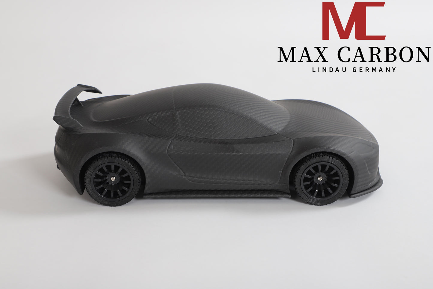 MAX CARBON Lifestyle Véritable carbone Forgé Carbone Hybride Modèle de voiture en carbone sec Préimprégné 1:18 Modèle de voiture de sport