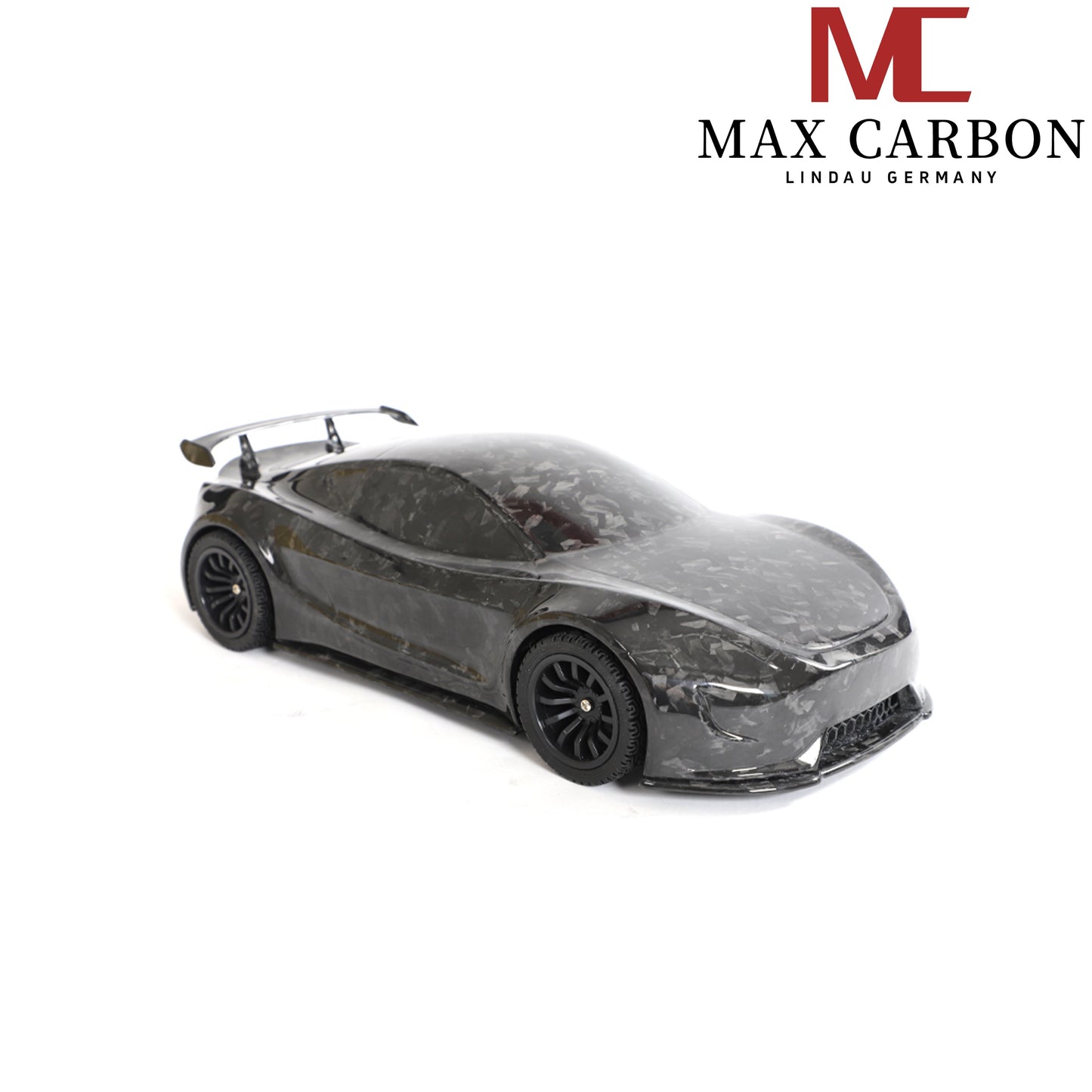 MAX CARBON Lifestyle Véritable carbone Forgé Carbone Hybride Modèle de voiture en carbone sec Préimprégné 1:18 Modèle de voiture de sport