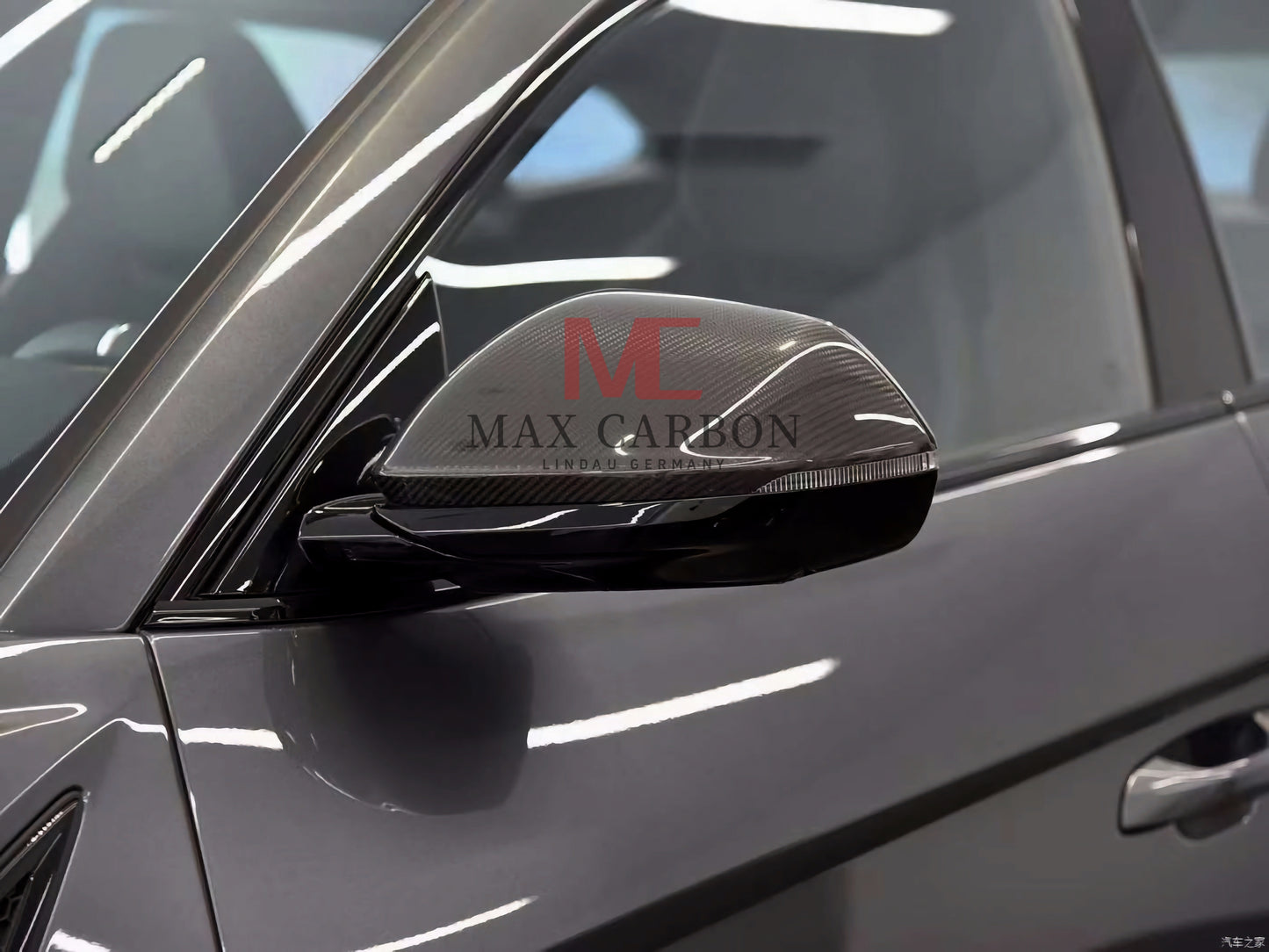MAX CARBON Performance Ersatz Spiegelkappen für AUDI Q8 SQ8 RSQ8 4M Lamborghini Urus
