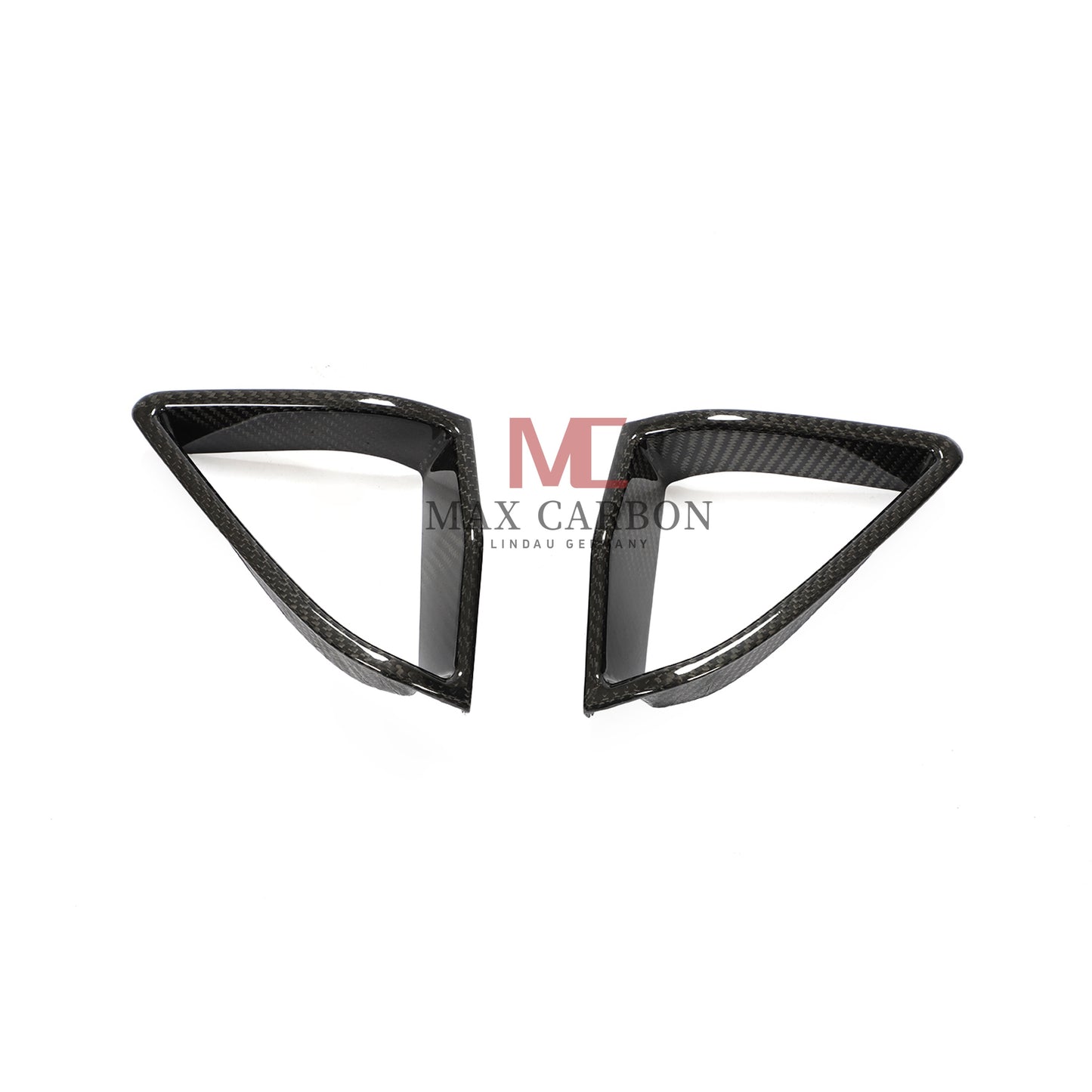 MC MAX CARBON DRY CARBON PREPREG Front Blenden AERO FLICKER für BMW G14 G15 G16 M850i