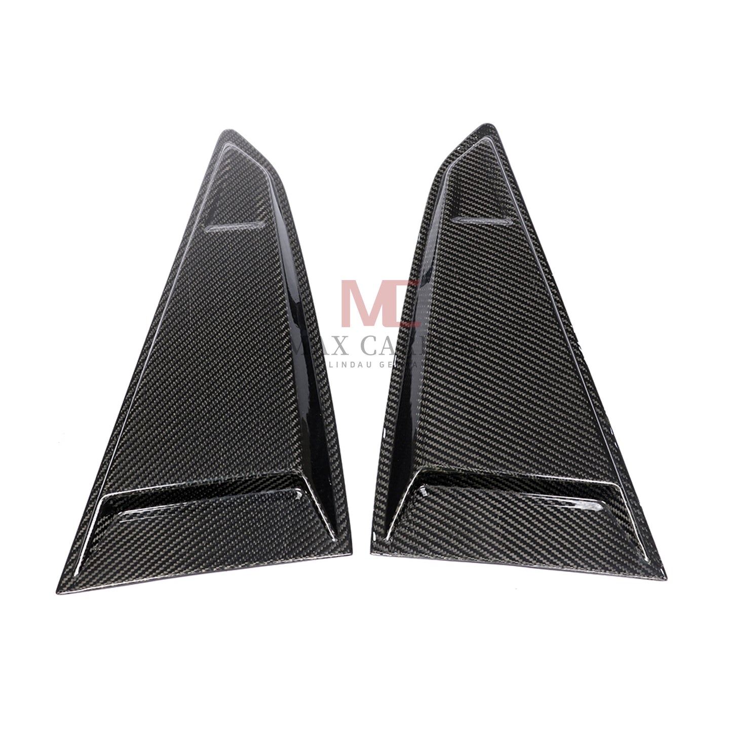 MC MAX CARBON DRY CARBON Seitenfenster Lufteinlässe passend für Audi TT TTS TTRS Coupe 2015-2018