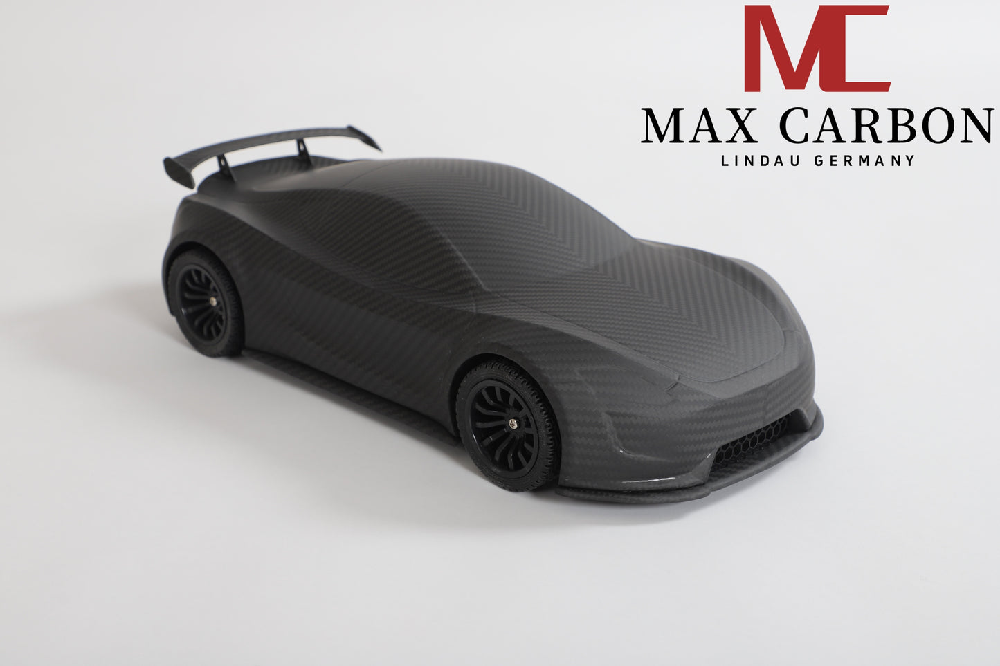 MAX CARBON Lifestyle Véritable carbone Forgé Carbone Hybride Modèle de voiture en carbone sec Préimprégné 1:18 Modèle de voiture de sport