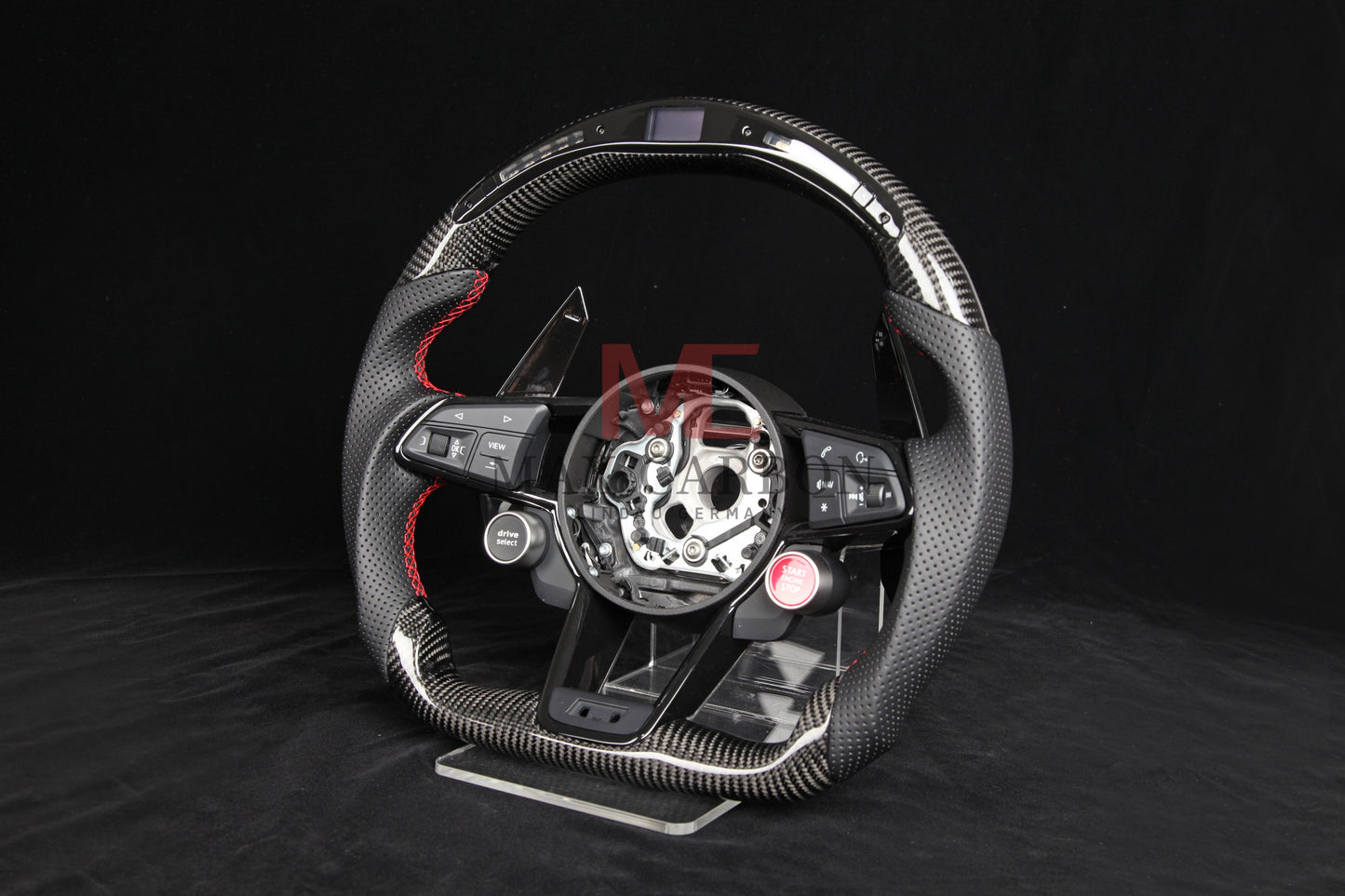 Volant Intelligent MC MAX CARBON Performance Carbone Sec LED Sport pour Audi R8 4S