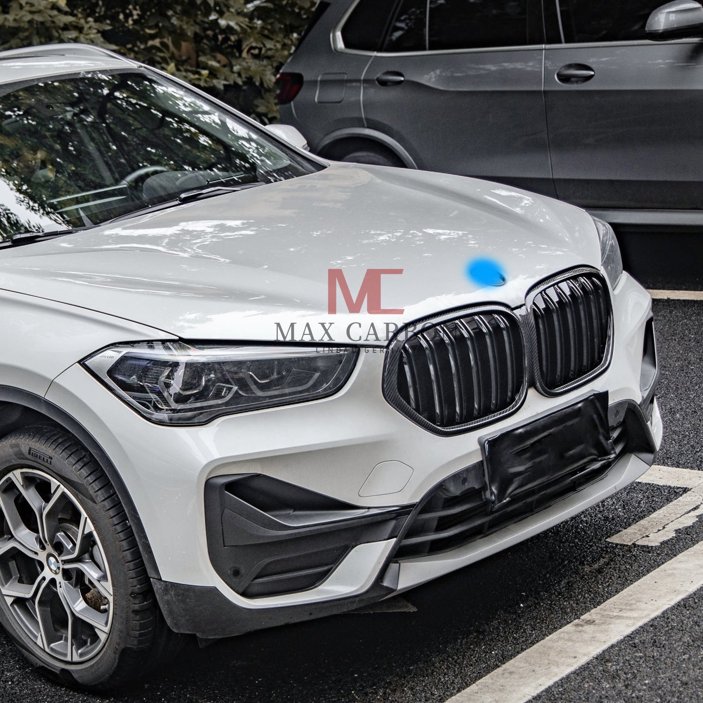 MC MAX CARBON Performance Ziergitter Kühlergrill Grill Ersatz für BMW X1 F48