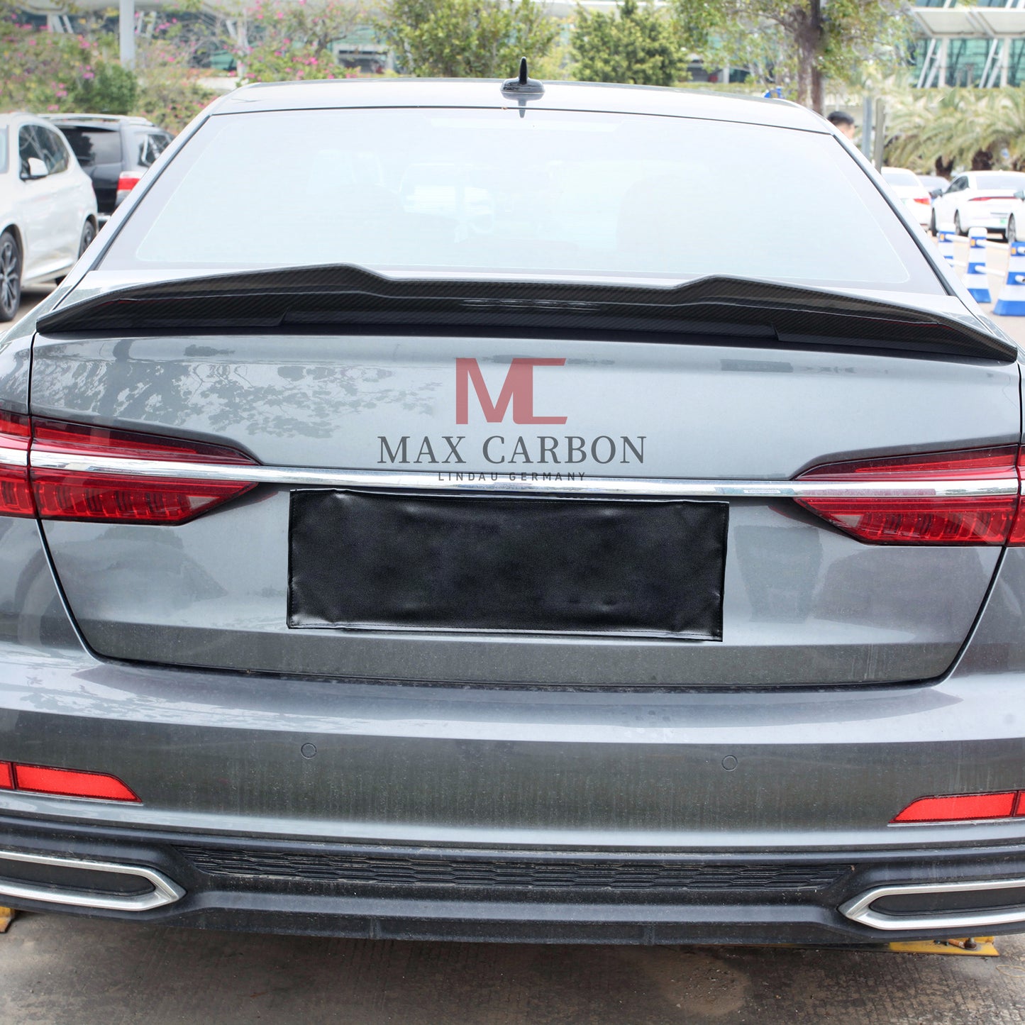 Lèvre de spoiler arrière MC MAX CARBON Performance Sport à bord détachable pour Audi A6 S6 RS6 C8