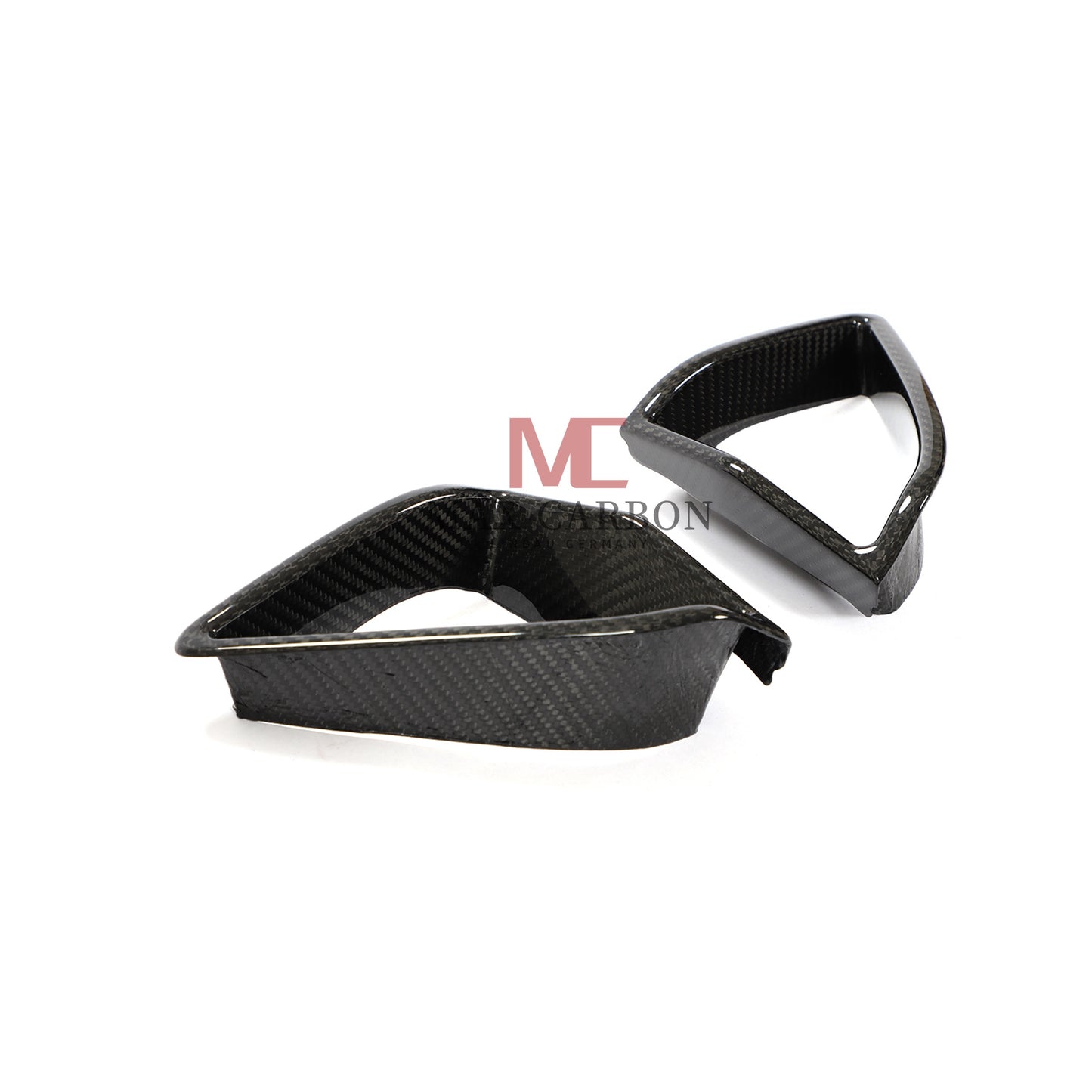 MC MAX CARBON DRY CARBON PREPREG Front Blenden AERO FLICKER für BMW G14 G15 G16 M850i