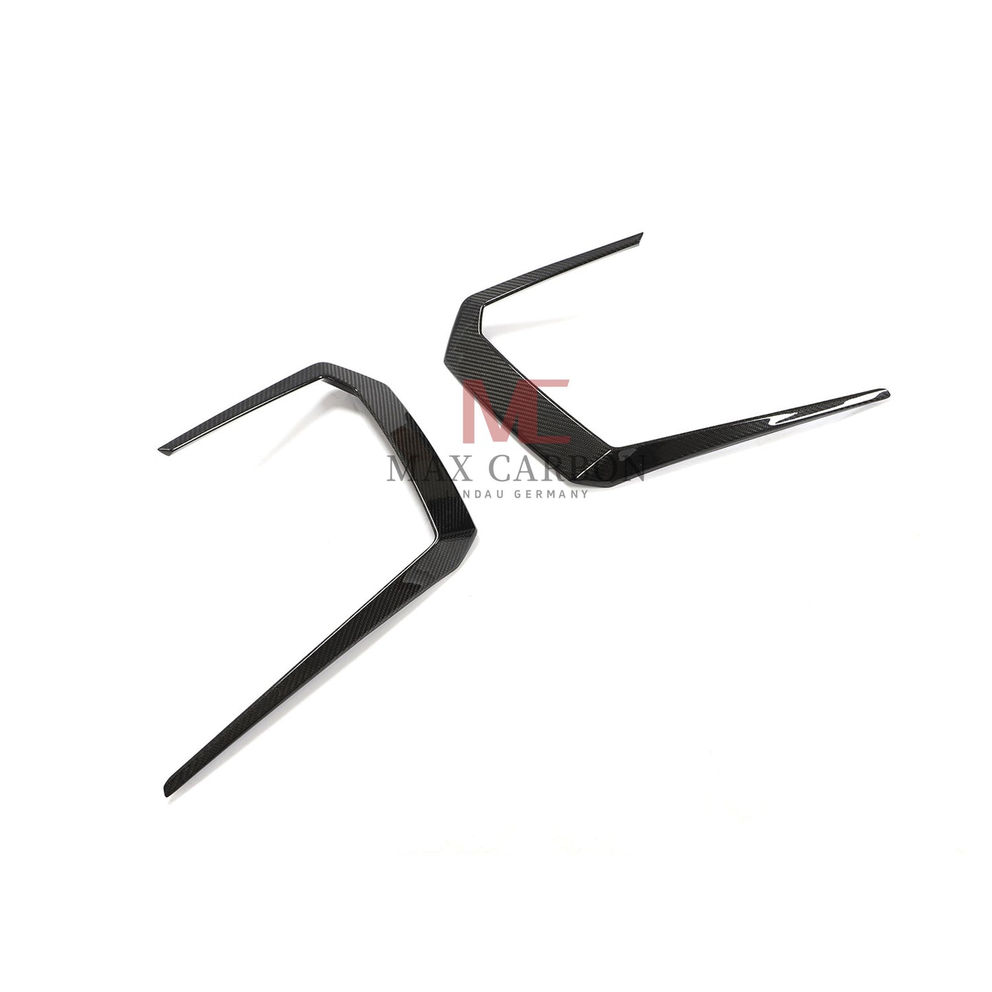 MC MAX CARBON Performance Front Bumper Vent Trims for Lamborghini Urus 2018 to 2021