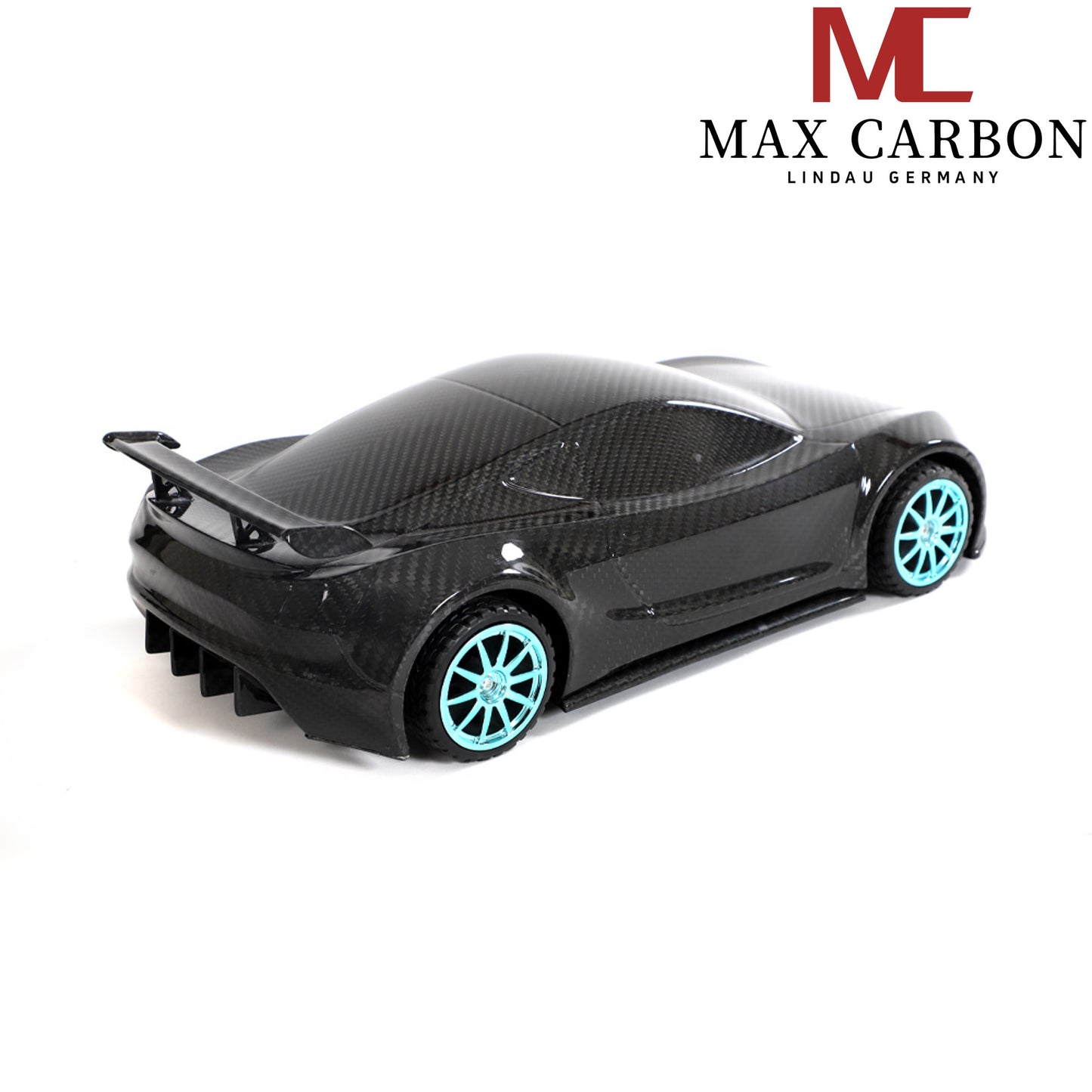 MAX CARBON Lifestyle Véritable carbone Forgé Carbone Hybride Modèle de voiture en carbone sec Préimprégné 1:18 Modèle de voiture de sport