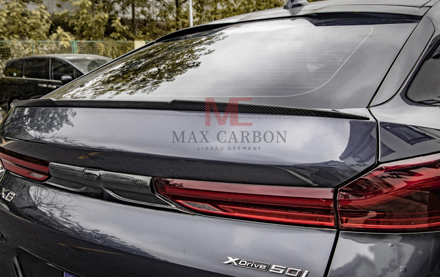 MAX CARBON Performance Abrisskannte Hecklippe Heckspoiler Spoiler für BMW X6 X6M F96 G06