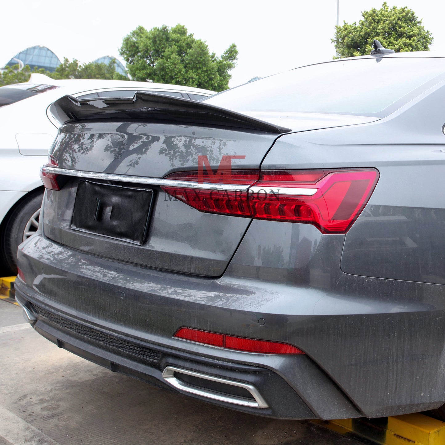 Lèvre de spoiler arrière MC MAX CARBON Performance Sport à bord détachable pour Audi A6 S6 RS6 C8