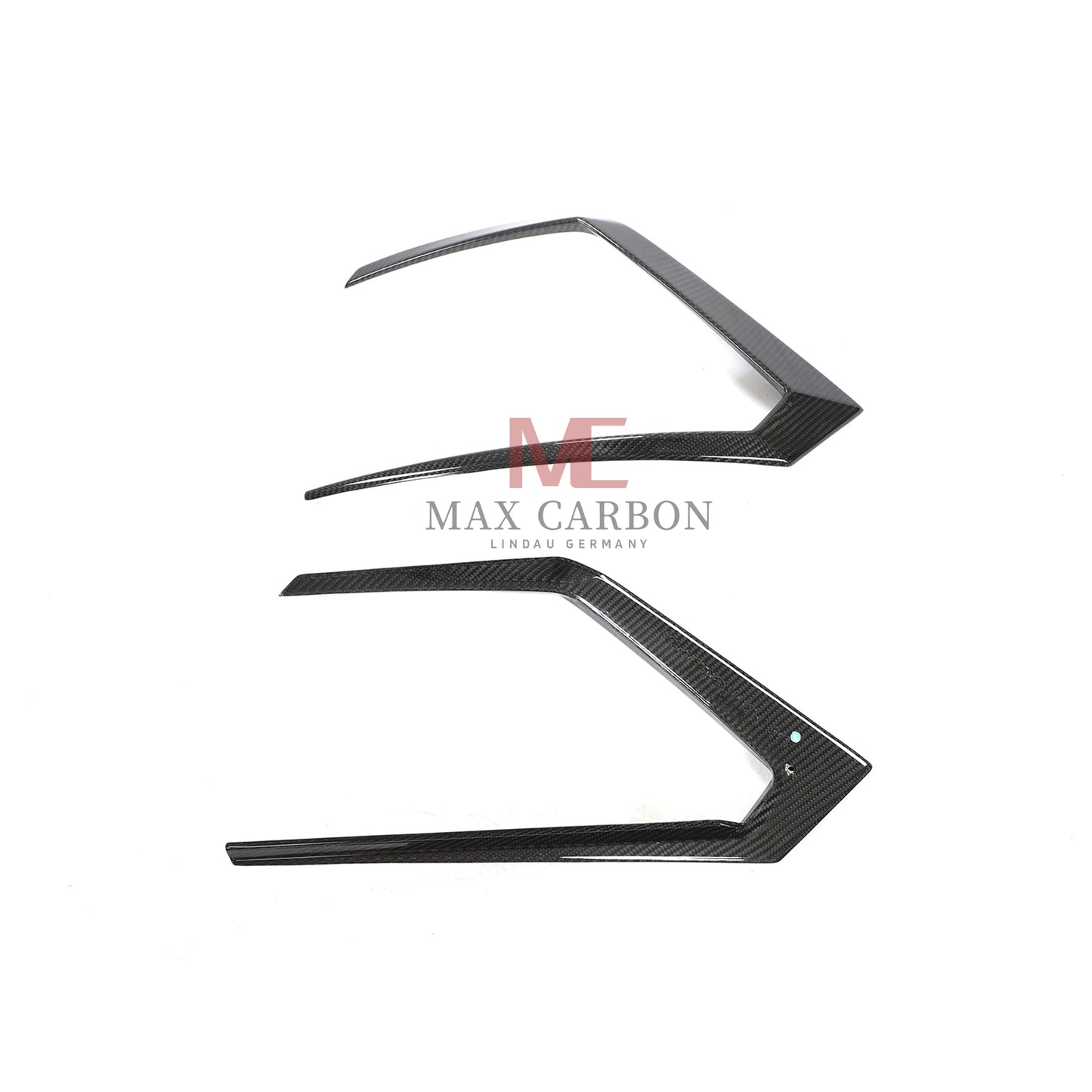 Bandes d'aération de pare-chocs arrière MC MAX CARBON Performance pour Lamborghini Urus Sport Utility 2018 à 2021