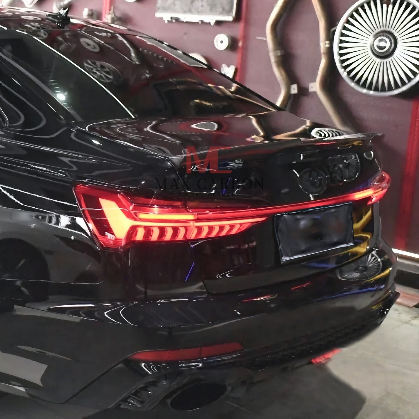 Lèvre de spoiler arrière MC MAX CARBON Performance Sport à bord détachable pour Audi A6 S6 RS6 C8