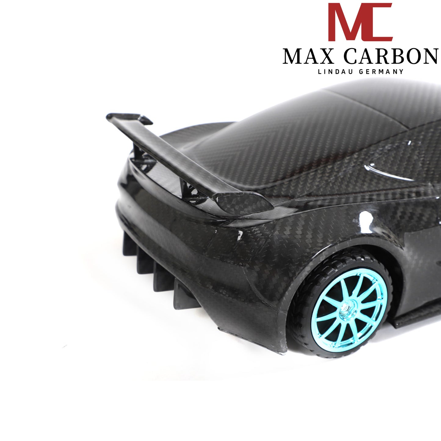 MAX CARBON Lifestyle Véritable carbone Forgé Carbone Hybride Modèle de voiture en carbone sec Préimprégné 1:18 Modèle de voiture de sport