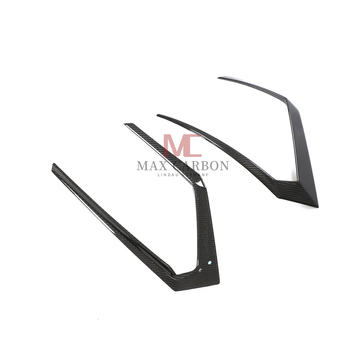 Bandes d'aération de pare-chocs arrière MC MAX CARBON Performance pour Lamborghini Urus Sport Utility 2018 à 2021