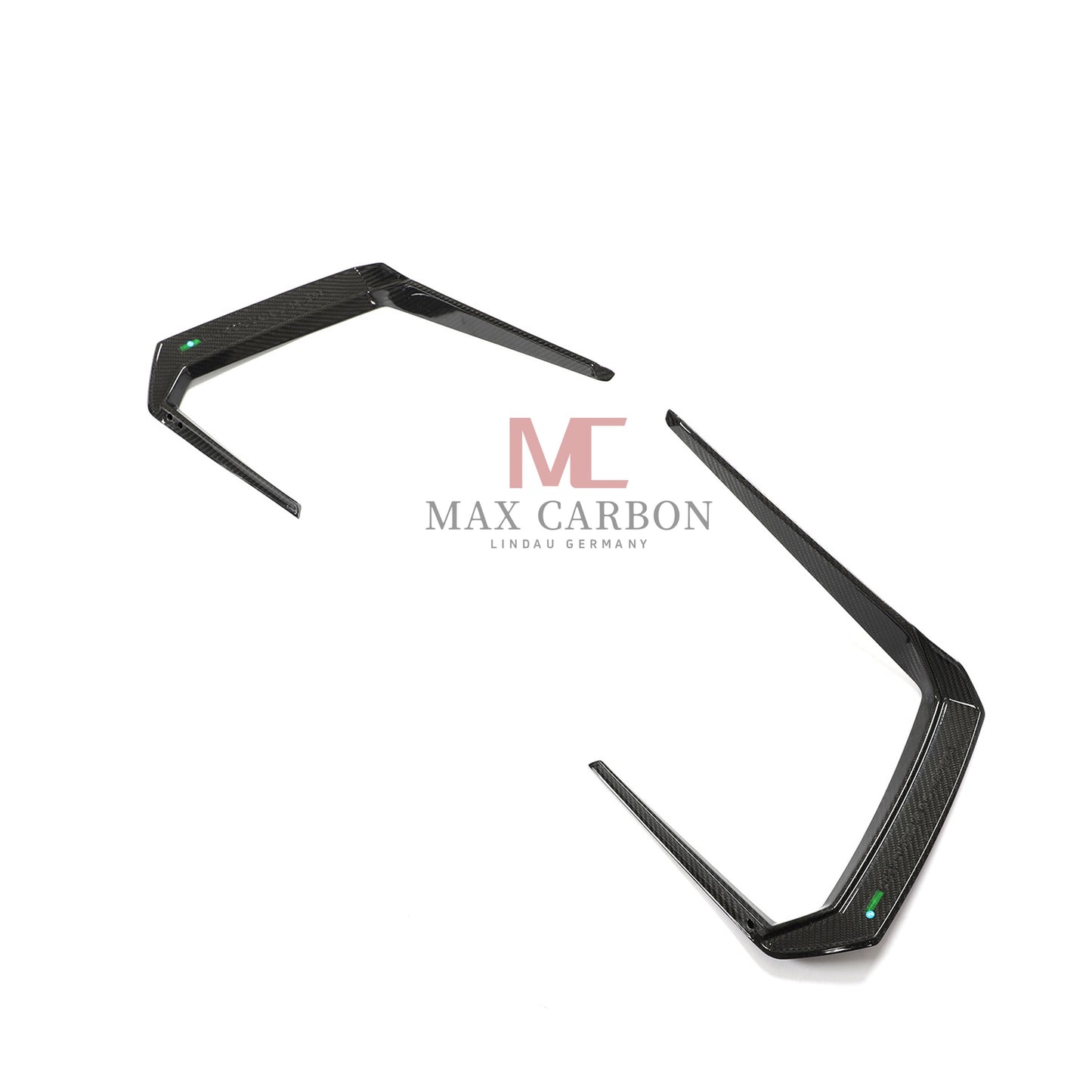 MC MAX CARBON Performance Front Bumper Vent Trims for Lamborghini Urus 2018 to 2021