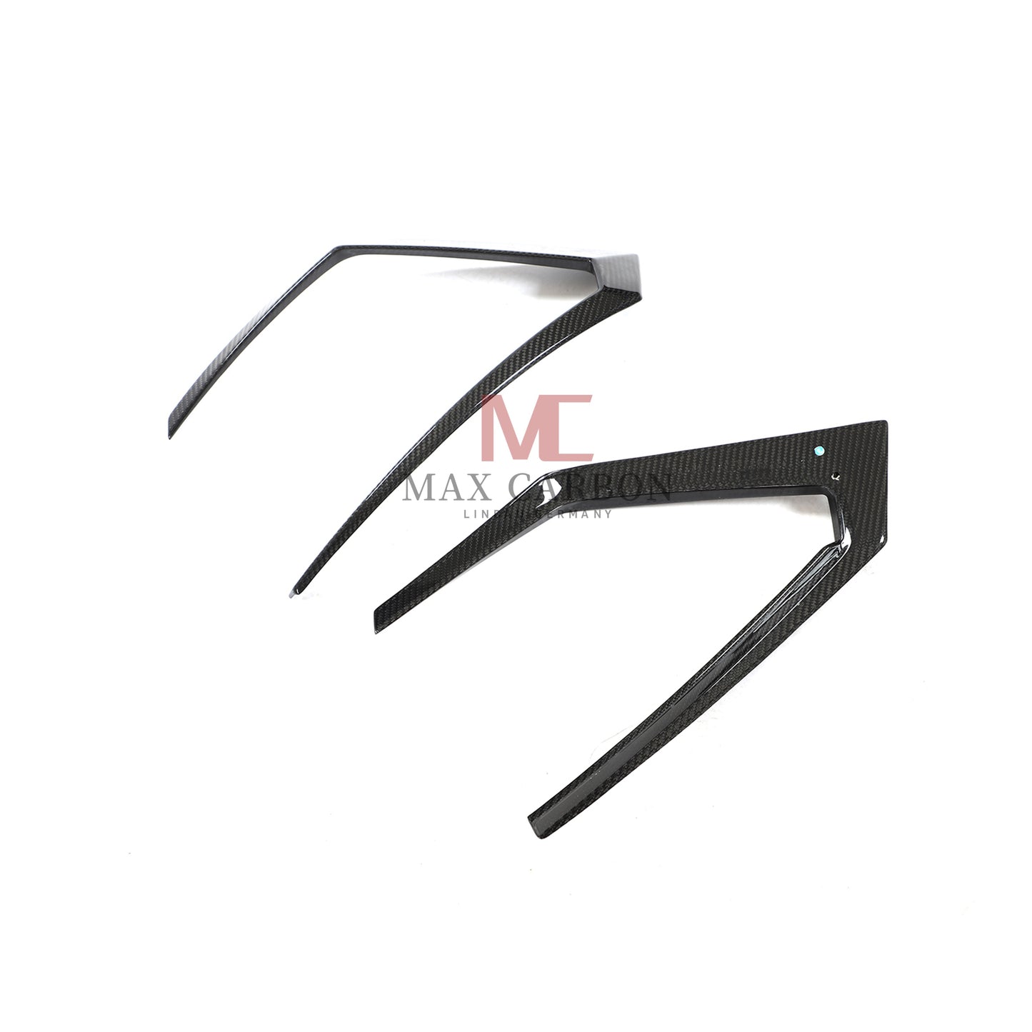 Bandes d'aération de pare-chocs arrière MC MAX CARBON Performance pour Lamborghini Urus Sport Utility 2018 à 2021