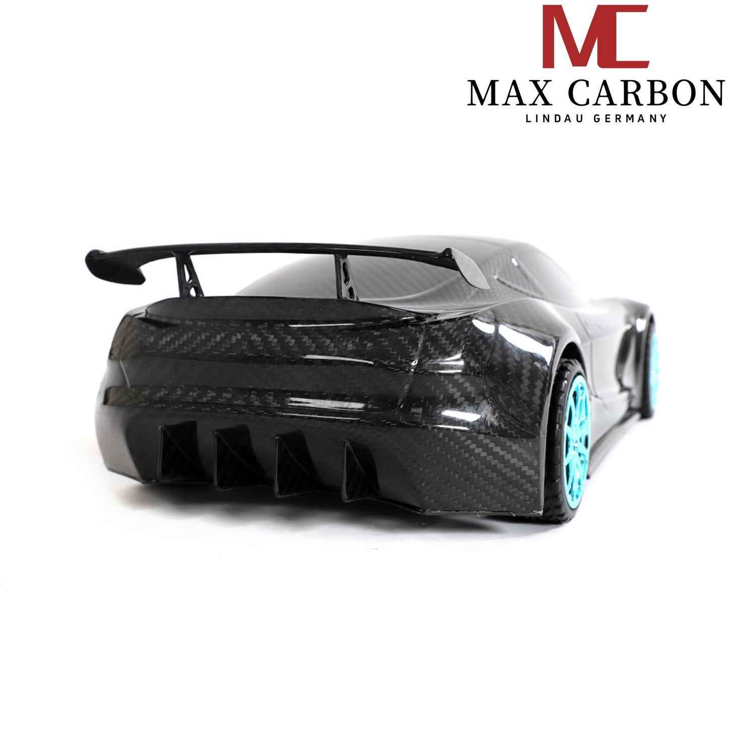 MAX CARBON Lifestyle Véritable carbone Forgé Carbone Hybride Modèle de voiture en carbone sec Préimprégné 1:18 Modèle de voiture de sport